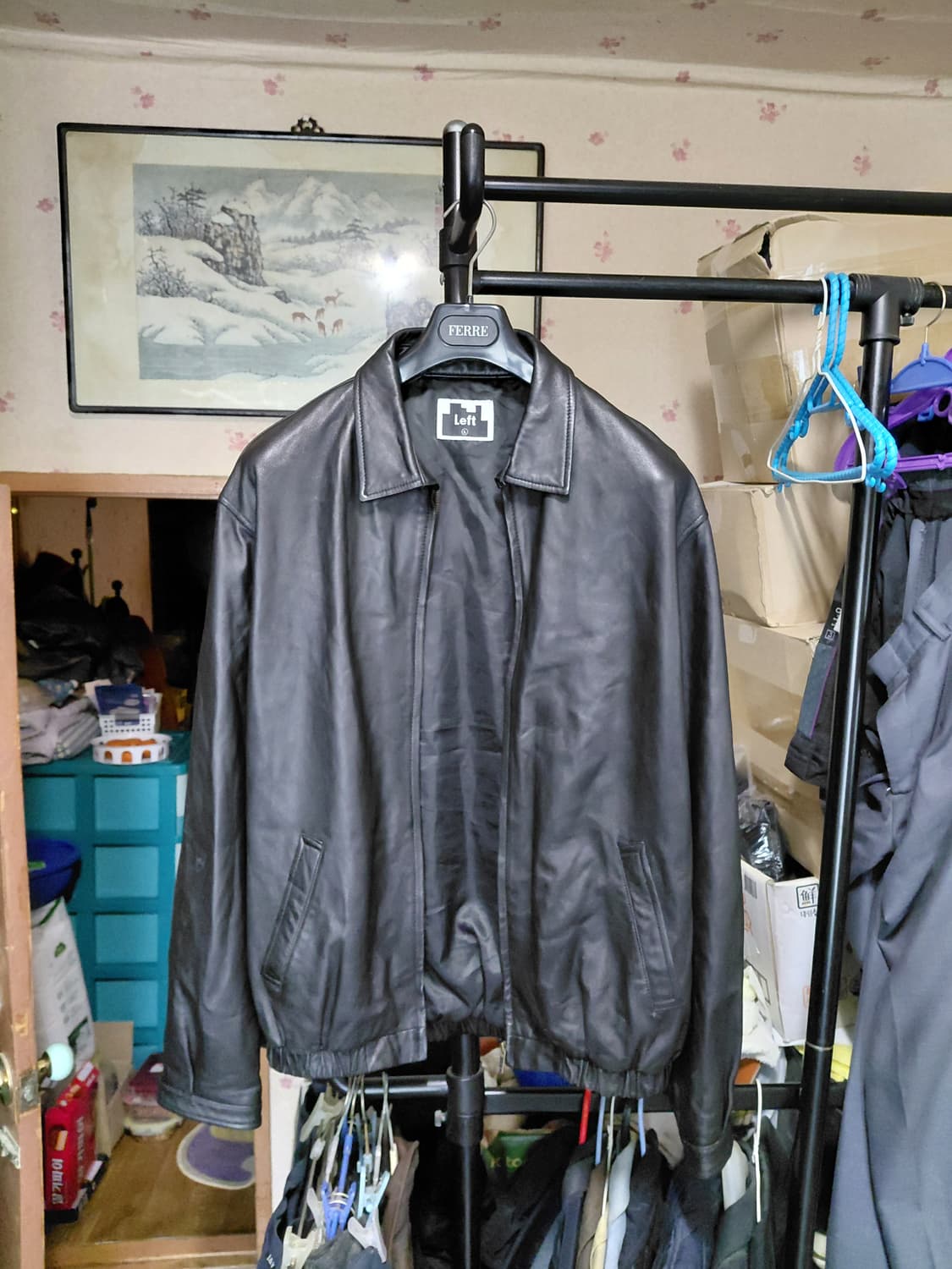 [레프트서울]양가죽 점퍼 L(105)사이즈  상품이미지3