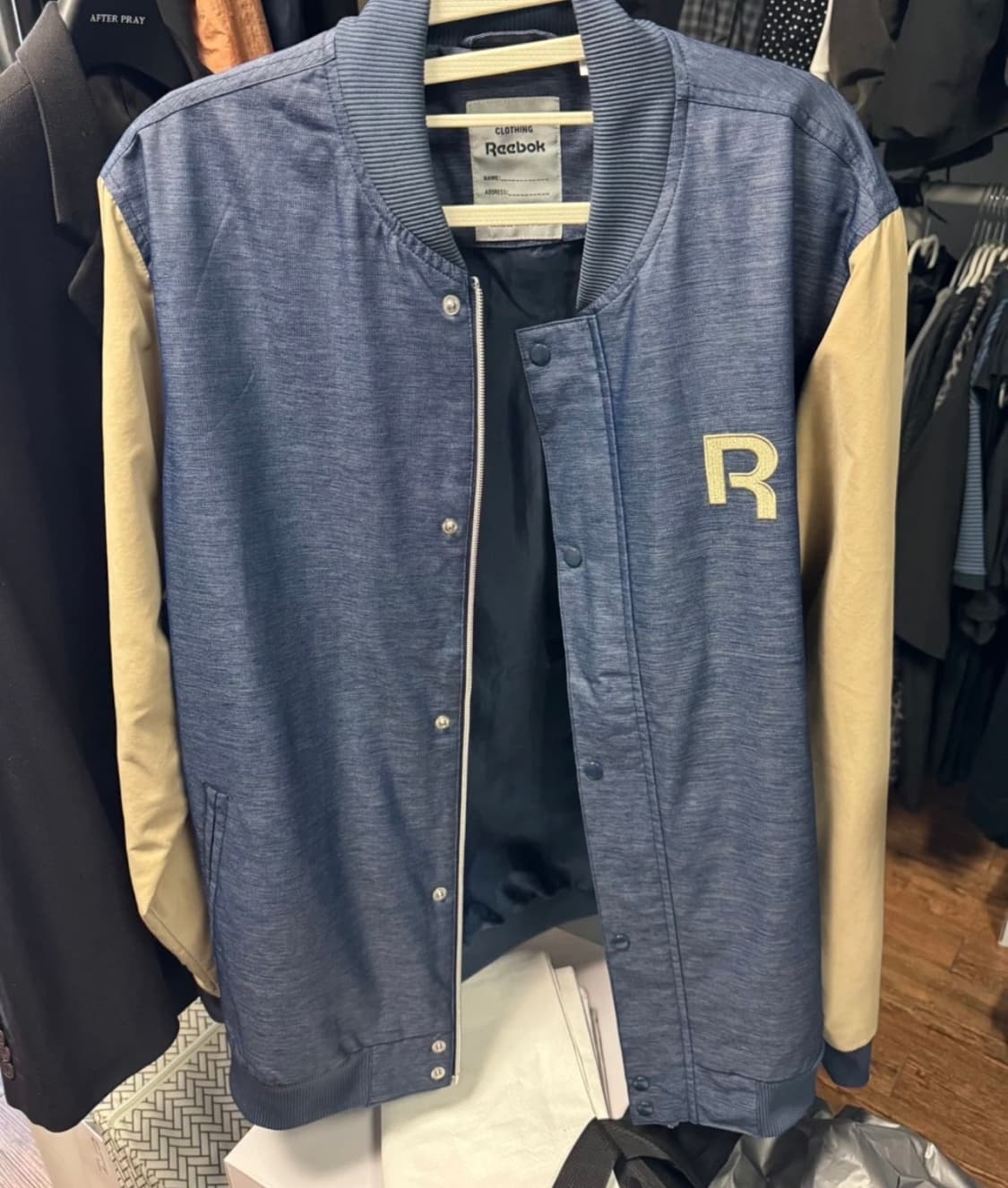 🔺 (L) reebok 바시티 자켓 상품이미지2