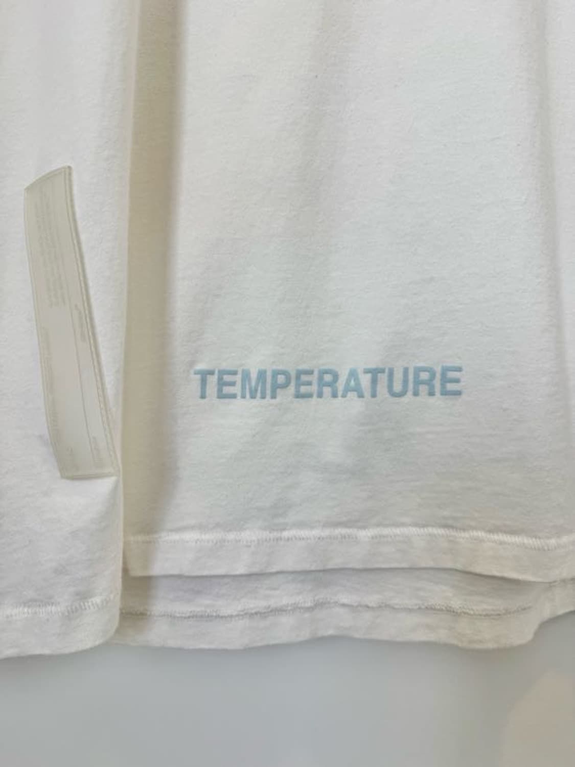 오프화이트 파이어테이프 반팔 화이트 상품이미지5