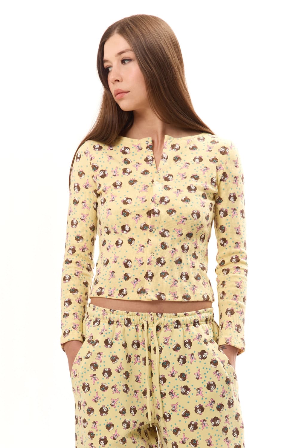 [XS]애슐리 윌리엄스 25fw 걸 베이비 가디건/옐로우 상품이미지1