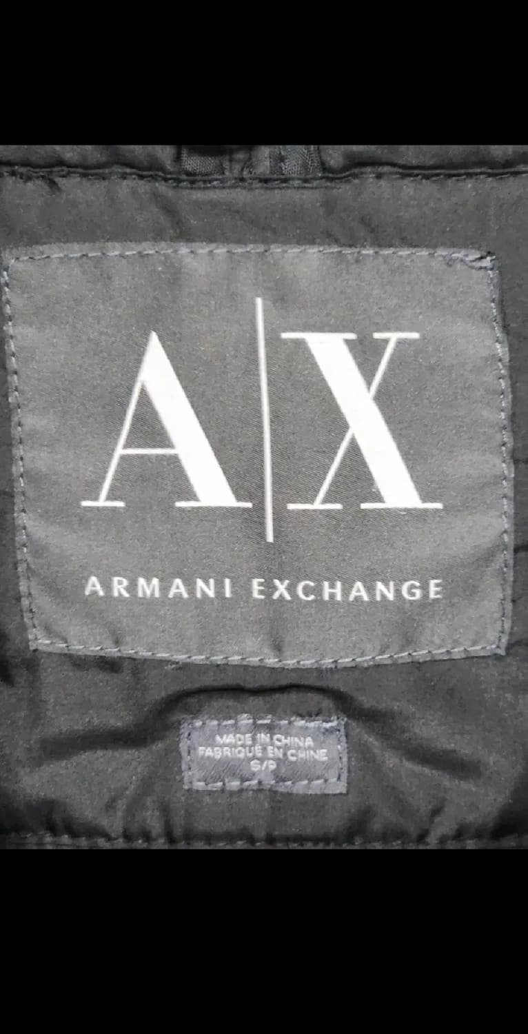 (S) 아르마니 익스체인지 퀼팅자켓 블랙 누빔점퍼  상품이미지3