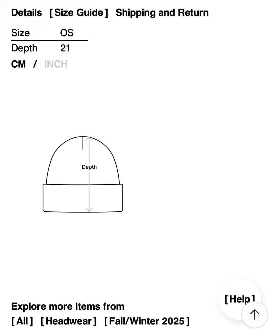 디스이즈네버댓) HSP-Logo Big Cuff Beanie Nav F 상품이미지4