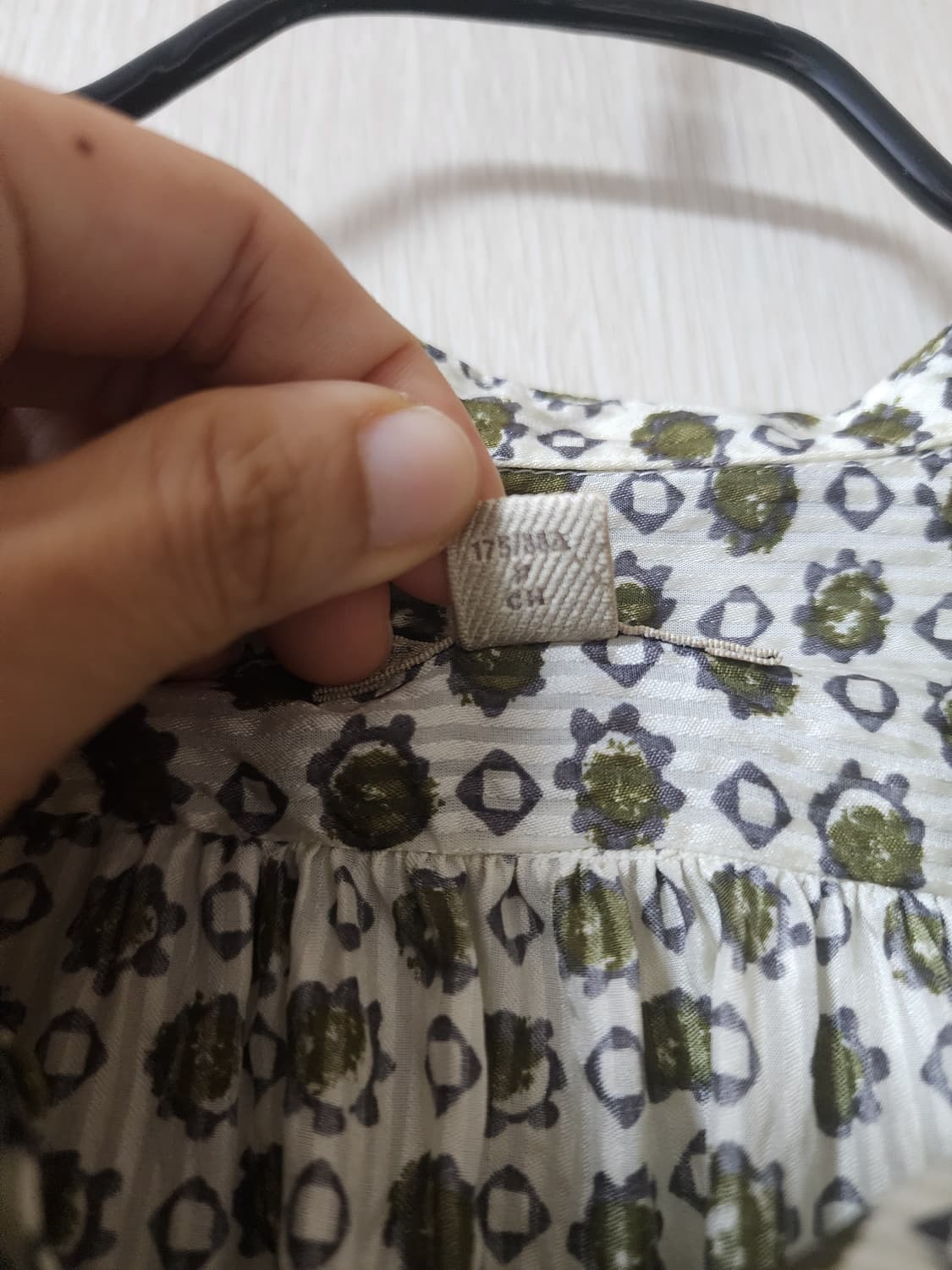 (정품) 버버리 브릿 실크 블라우스 프린트 블라우스 S 상품이미지7