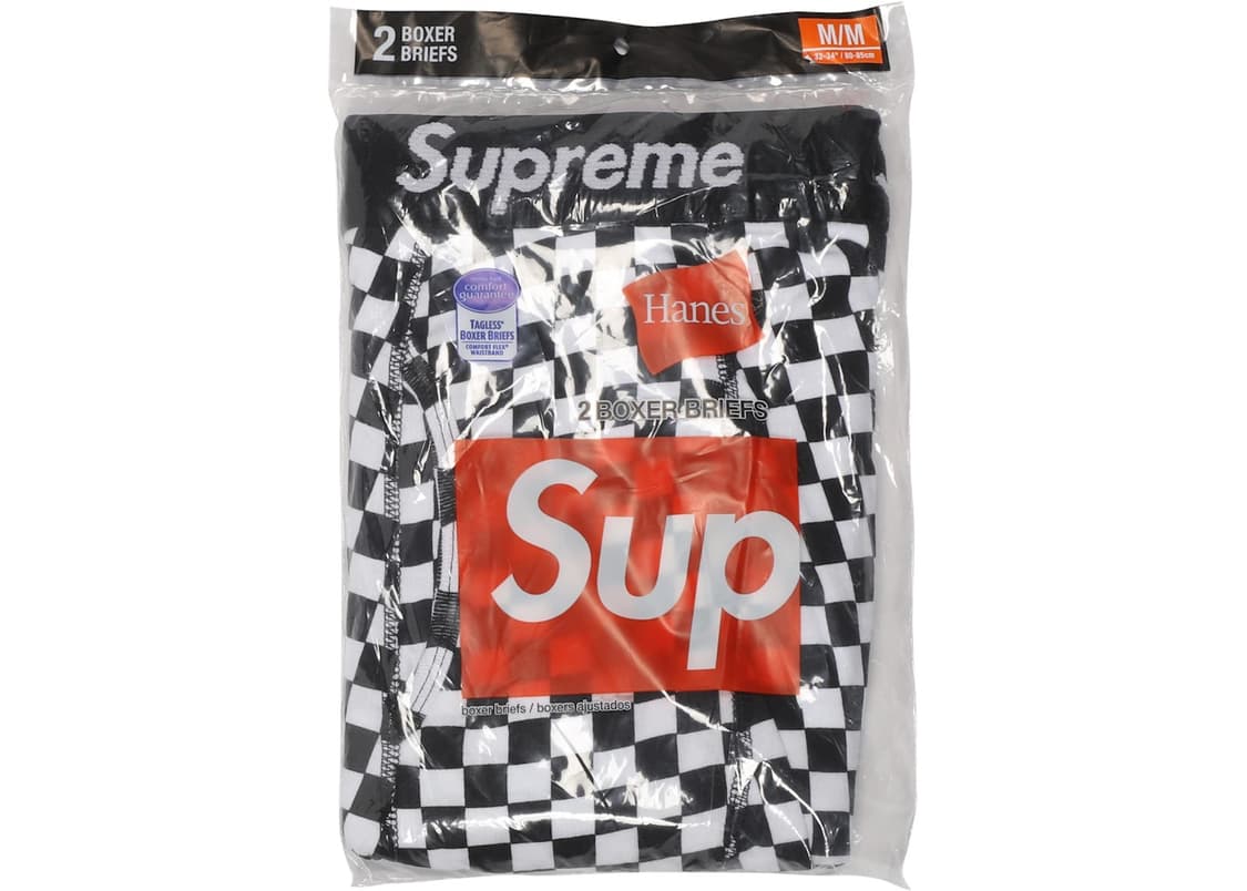 Surpeme x Hanes 슈프림 헤인즈 체커 브리프 속옷 상품이미지4