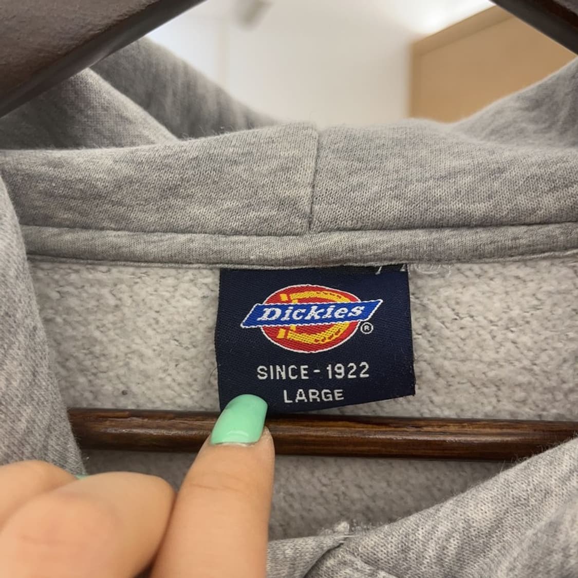 디키즈 올드스쿨 빈티지 빅로고 레터링 후드티 L C07207 상품이미지5