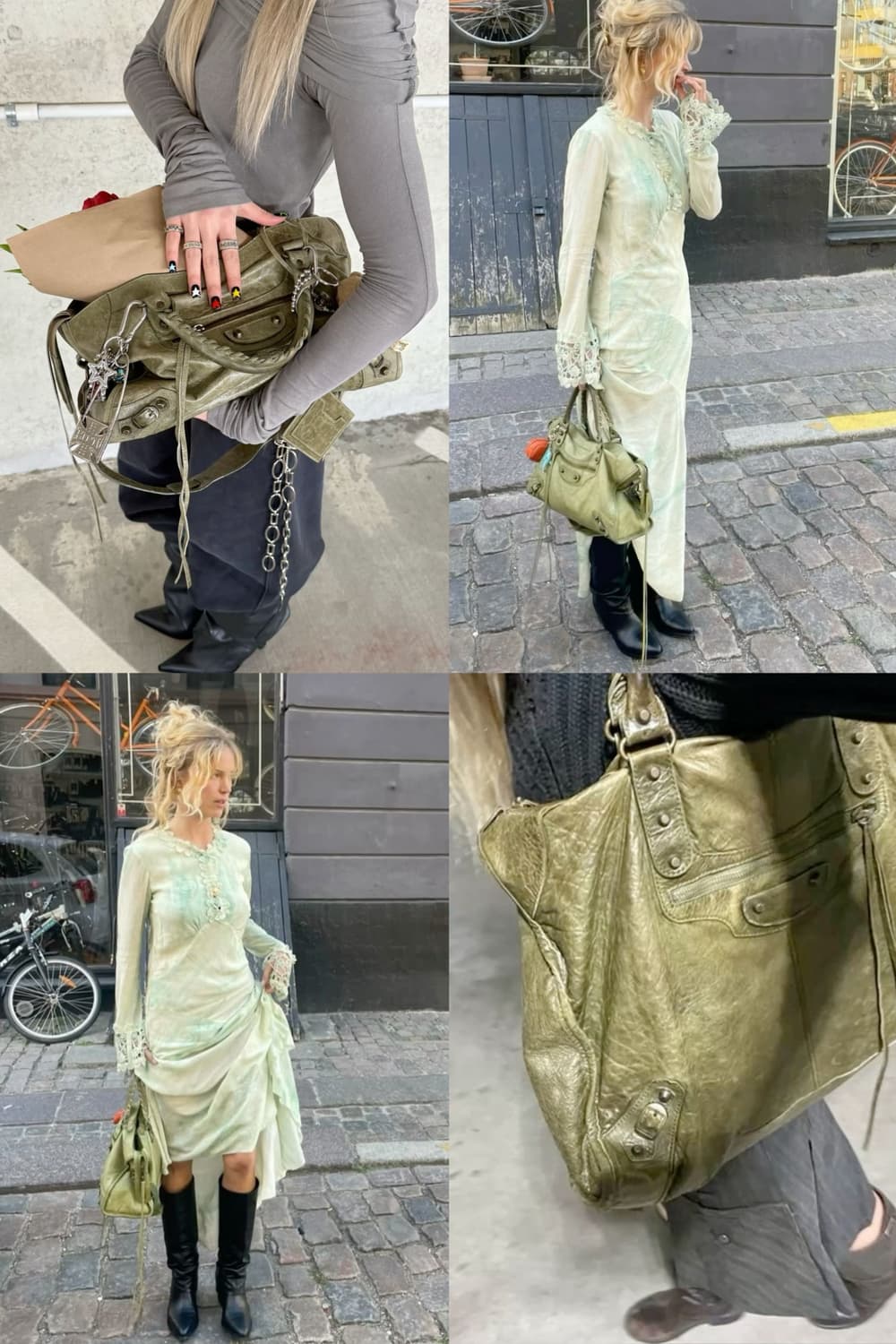 발렌시아가 모터백 카키(그린) 상품이미지2