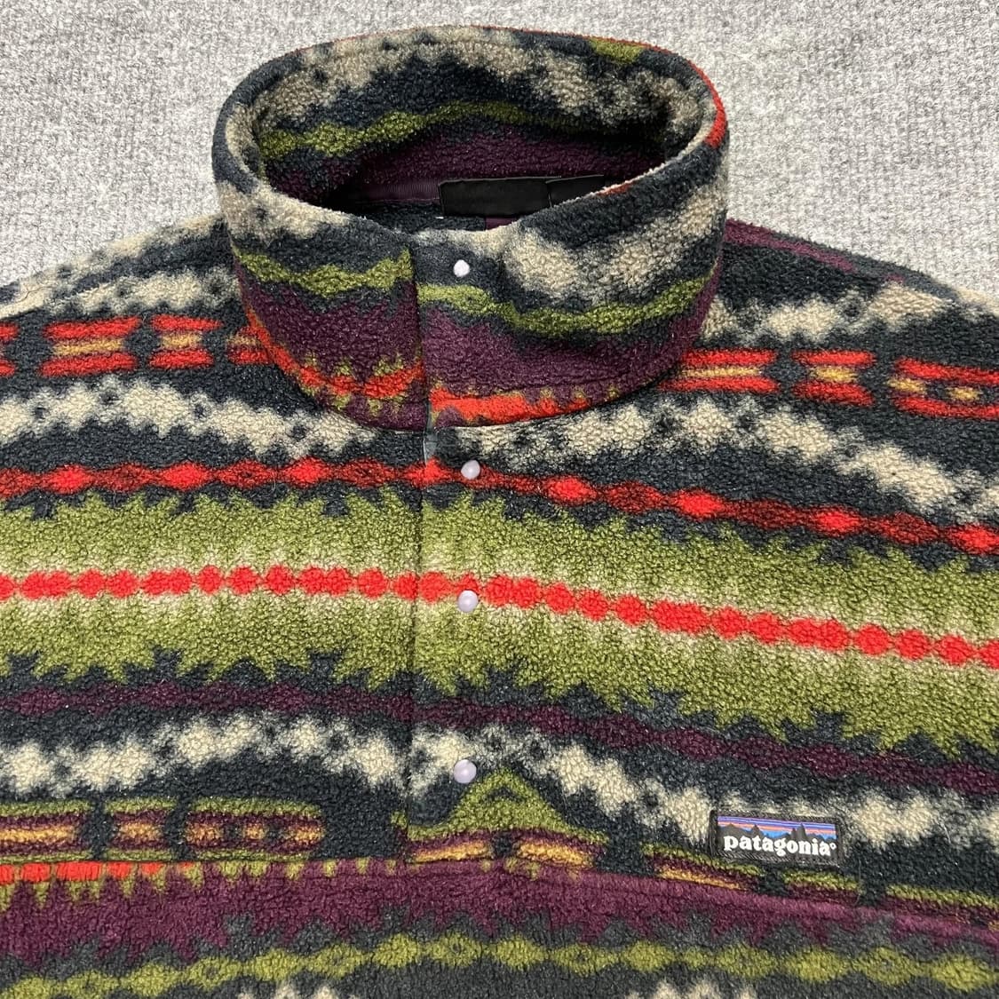 90s 파타고니아 신칠라 스냅-T 아즈텍 USA 상품이미지2