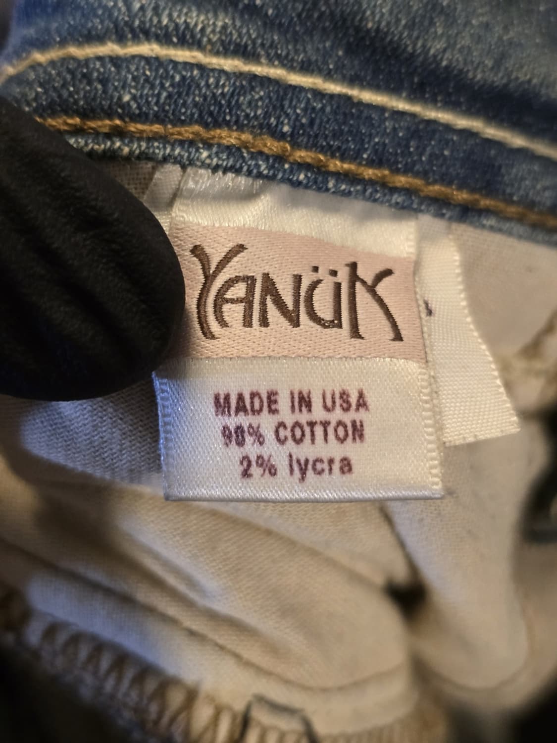 Yanuk Distressed Bootcut Denim Pants 상품이미지5