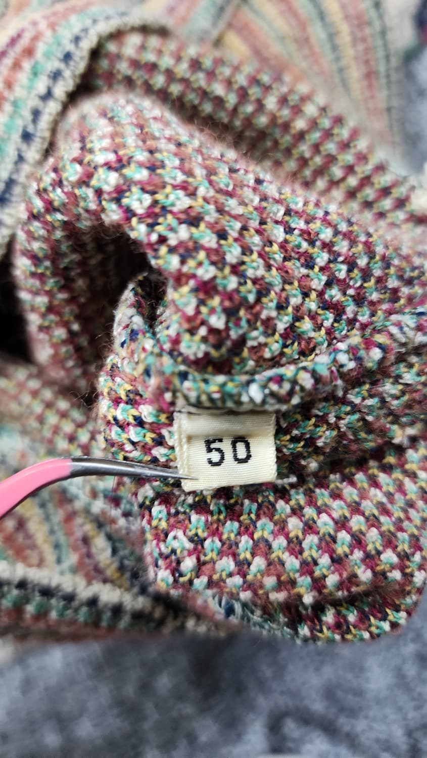 MISSONI 미쏘니 멀티컬러 카라 니트 50 상품이미지8