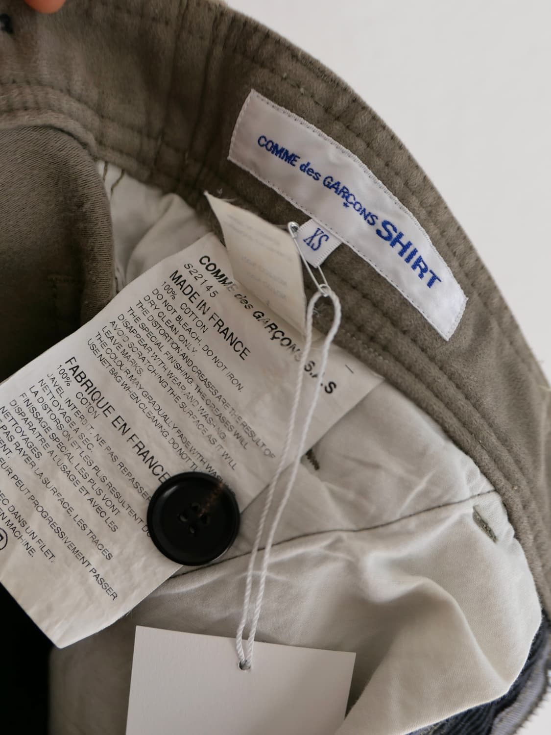 꾬데가르송 셔츠 하프 팬츠 상품이미지5