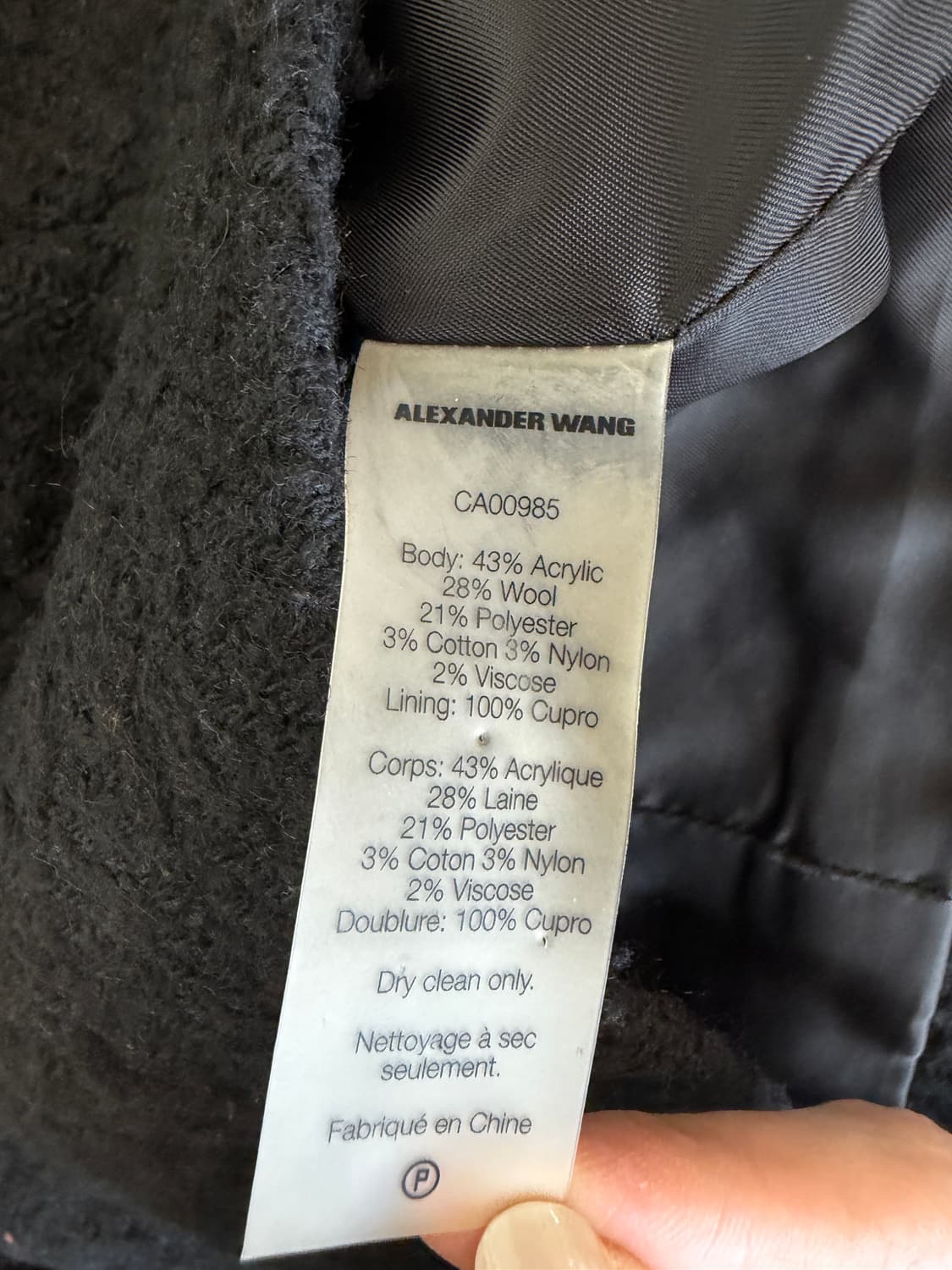 알렉산더 왕 울 라이더 자켓 상품이미지6