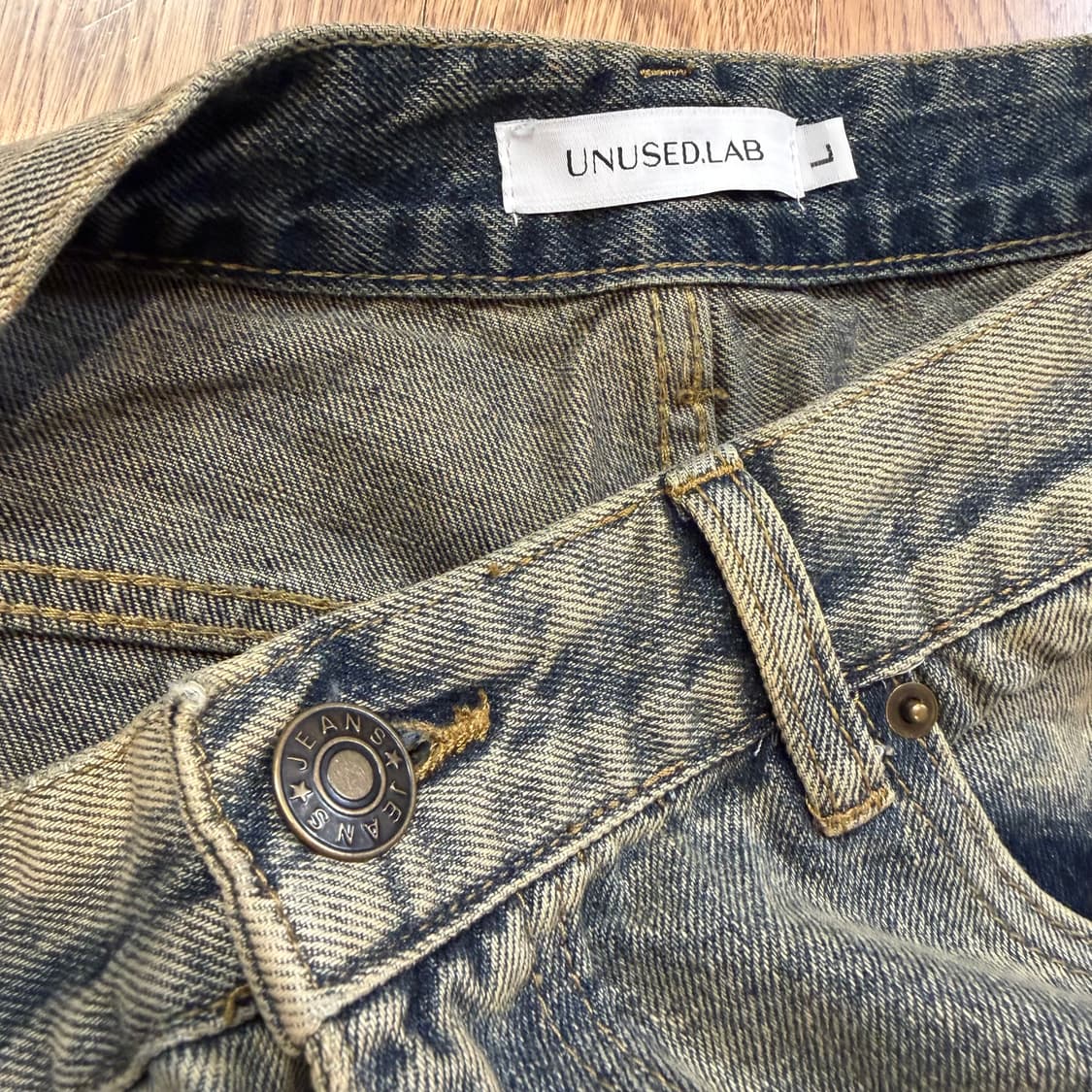 UNUSED.LAB 멀티카고 데님팬츠 상품이미지3