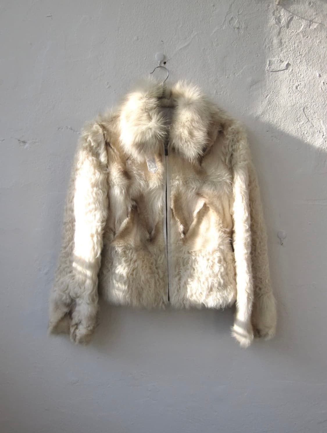 리얼 폭스퍼 양털 양가죽 퍼자켓 상품이미지1