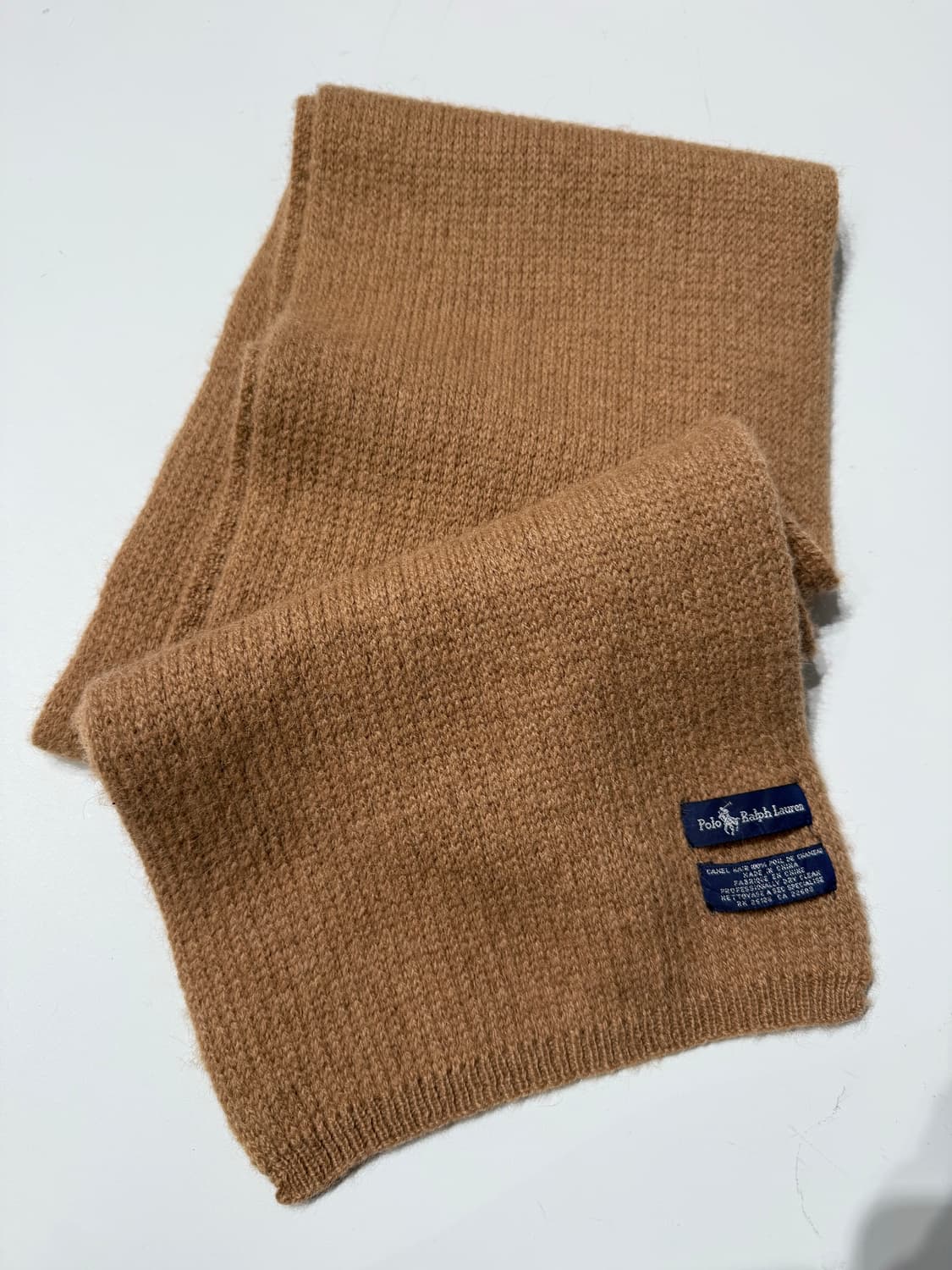 폴로 카멜헤어 머플러 상품이미지1