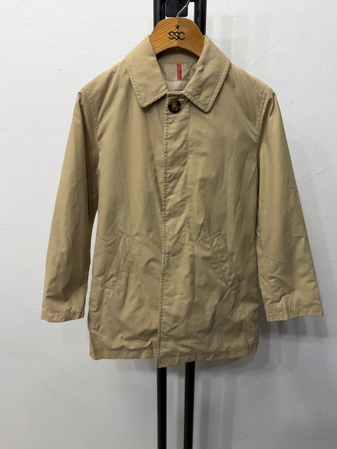 정품) 버버리 키즈 베이지 자켓 8Y 상품이미지1