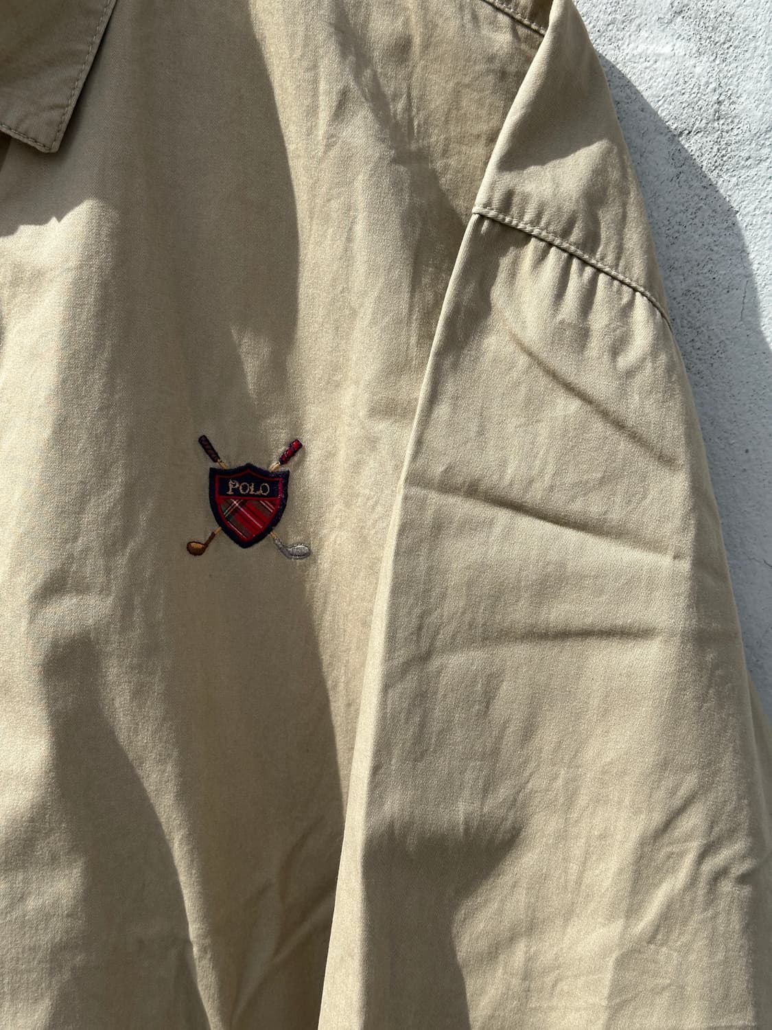 [2XL] 90s 폴로 랄프로렌 베이지 스윙탑 자켓 상품이미지4