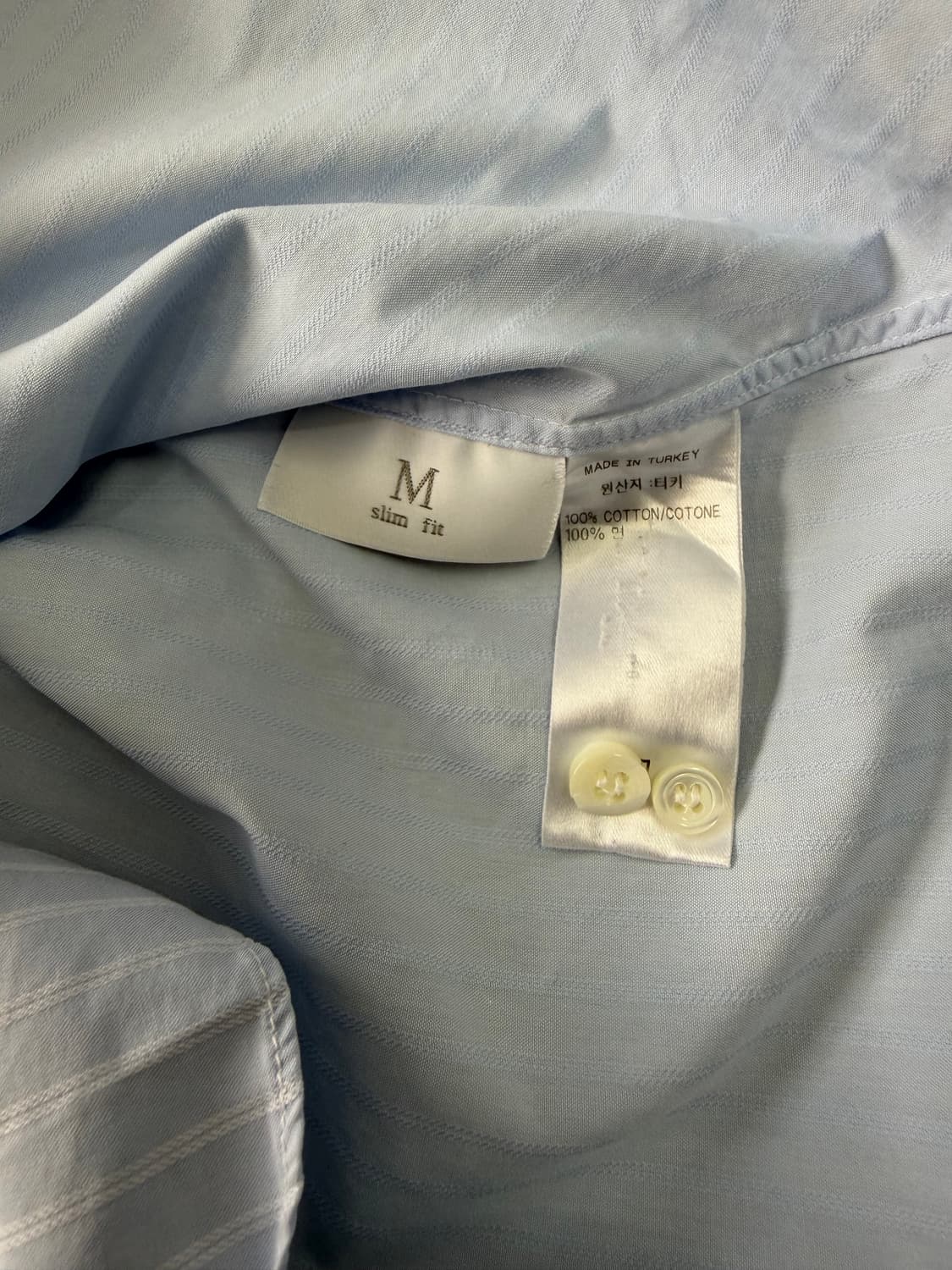 정품) 에르메네질도제냐 남성 셔츠 남방 40(100) 상품이미지6