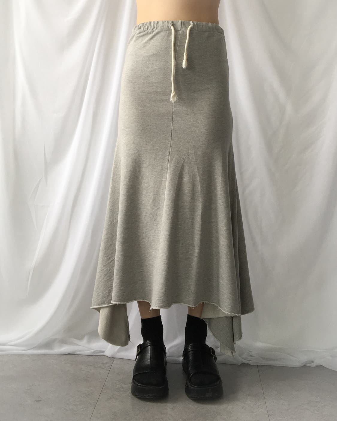 Unbalanced sweat skirt 상품이미지5