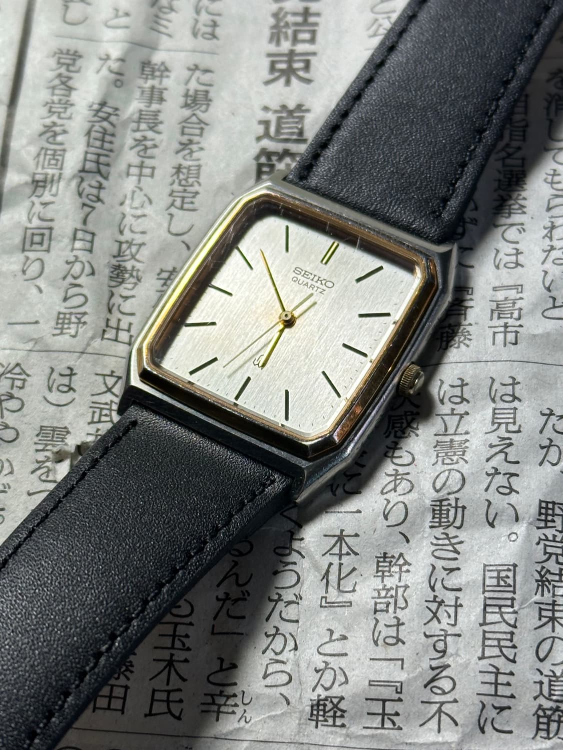 SEIKO square gold 상품이미지4