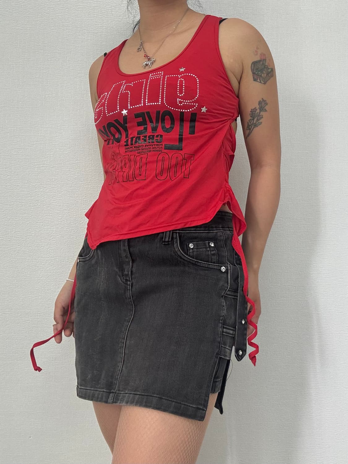 y2k 스윔 나시 상품이미지2