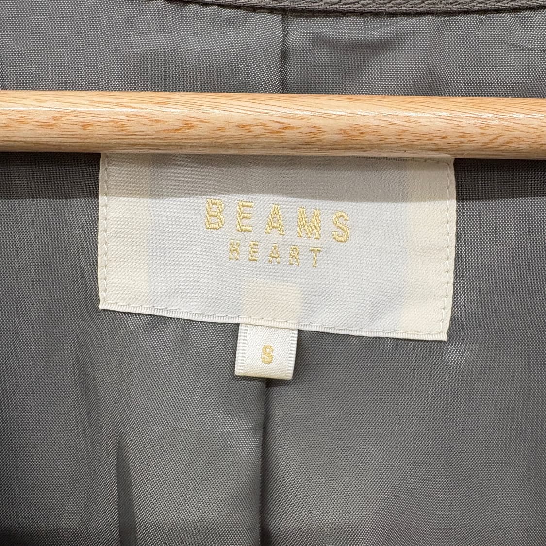 빔즈 카키색 롱 코트 여성 L 상품이미지4