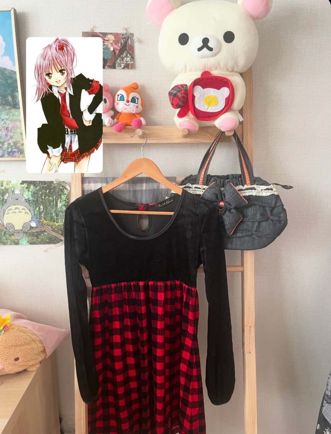 모리걸 빈티지 캐캐체 아무 블라우스 🖤♥️🎀 상품이미지1