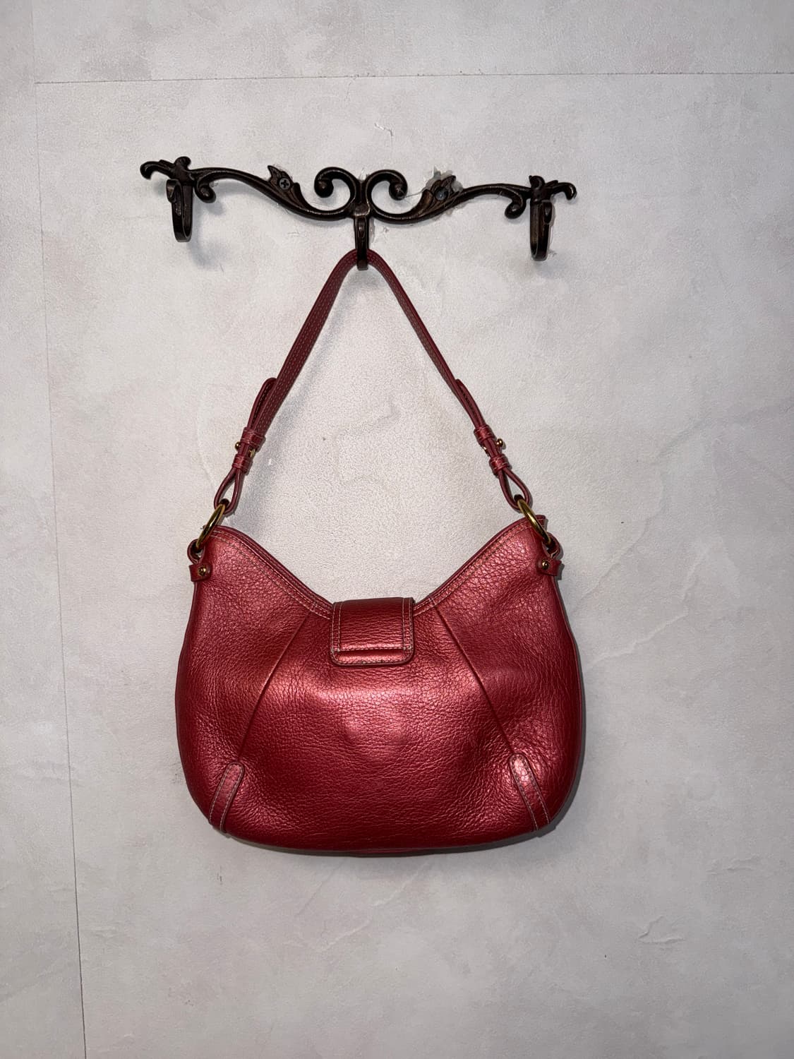 Lovcat metallic rose heart buckle 숄더백 상품이미지4