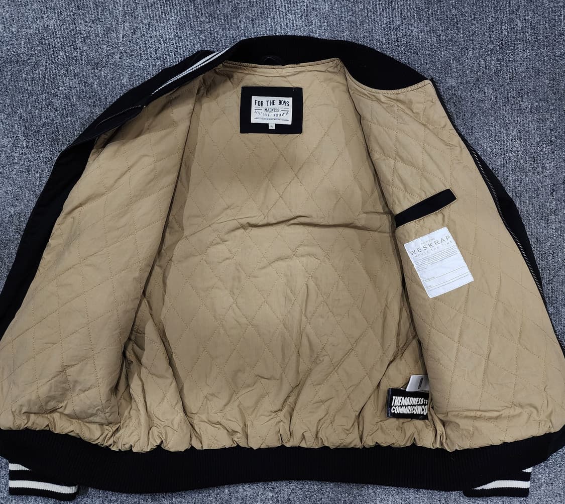 더 매드니스 자수 누빔 바시티 자켓 집업 점퍼 XL 상품이미지3