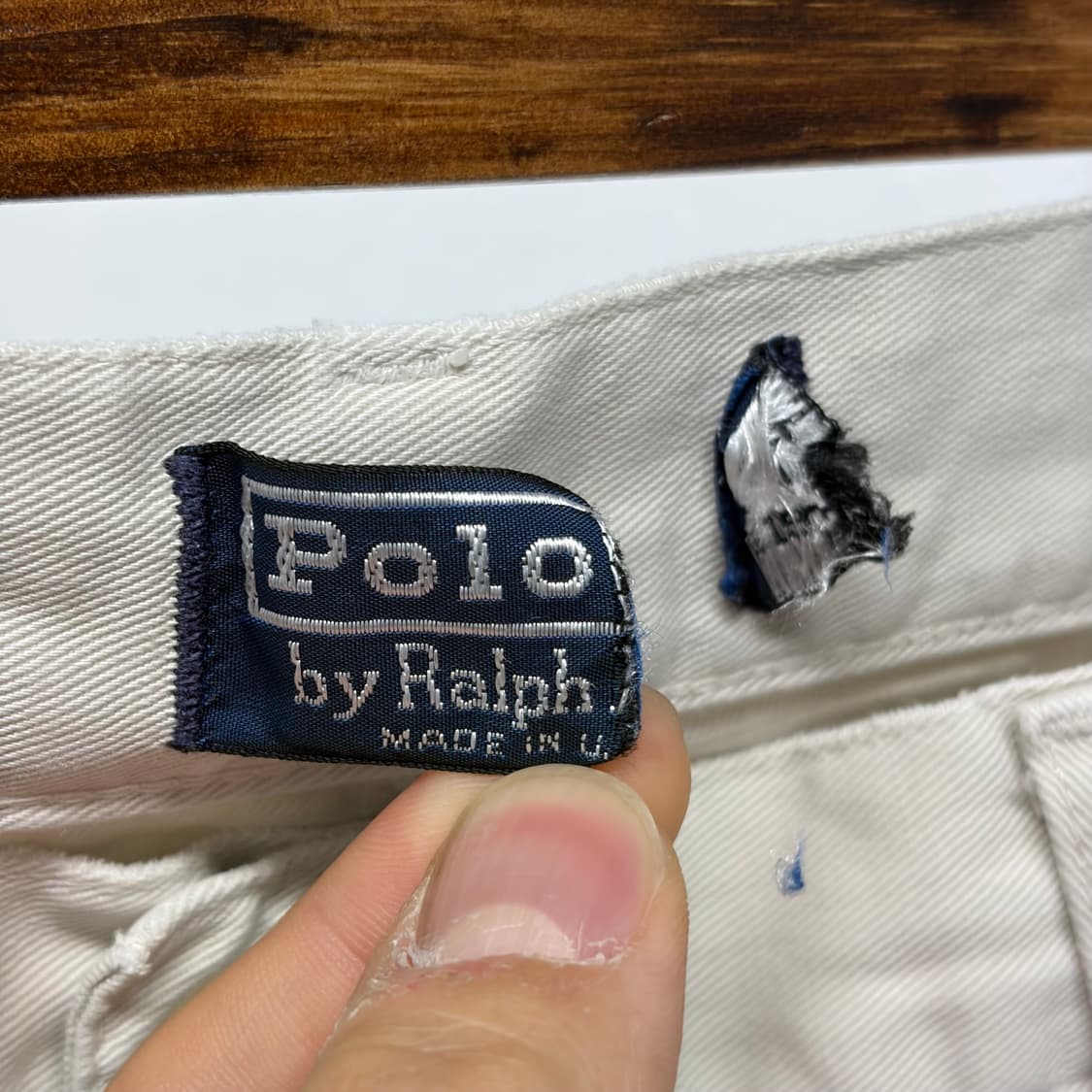 90S 폴로 투턱 치노팬츠 상품이미지4