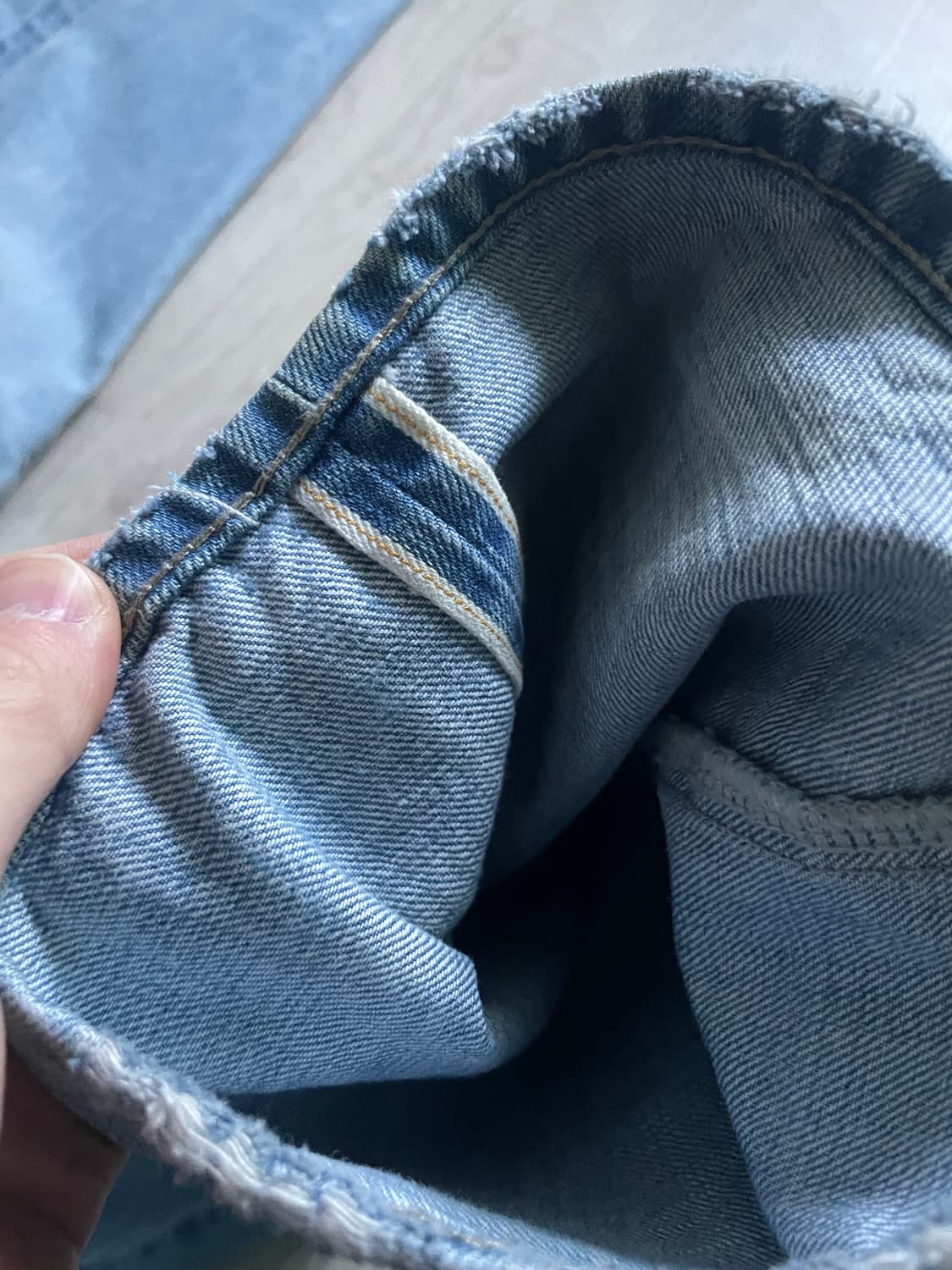 비헤비어 523L 셀비지 데님 팬츠 28(29-30) 상품이미지7