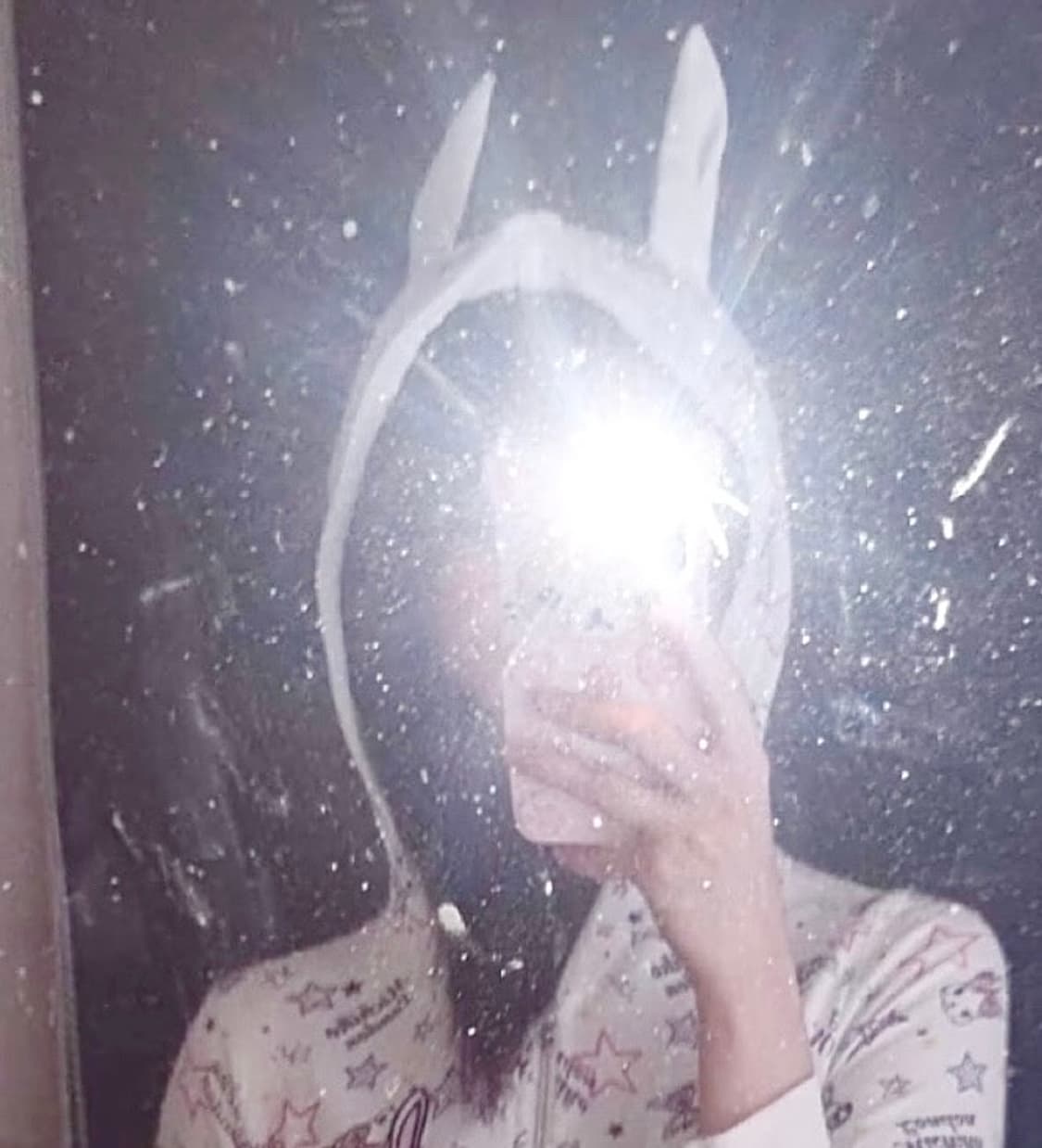 rabbit star pattern hood zip-up vintage 상품이미지2