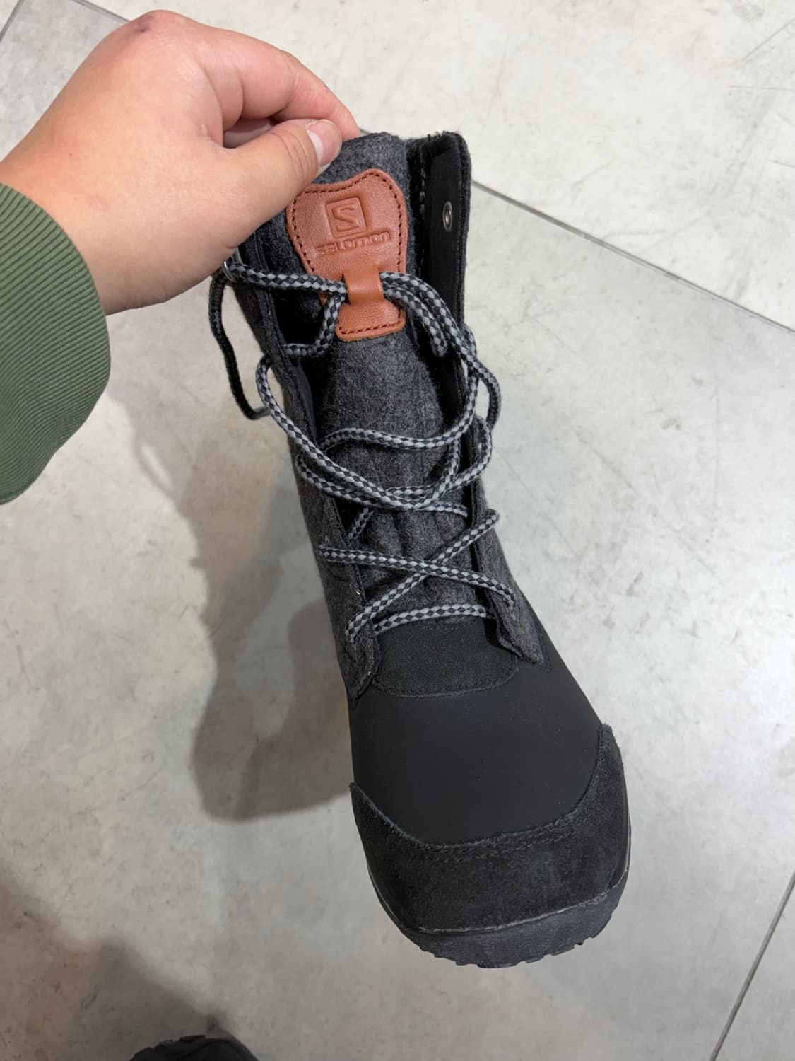 살로몬 윈터 블랙 부츠 신발 상품이미지4