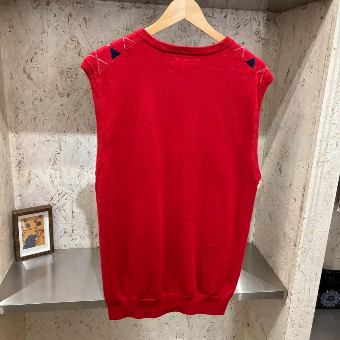 챕스 랄프로렌 아가일 니트조끼 상품이미지4