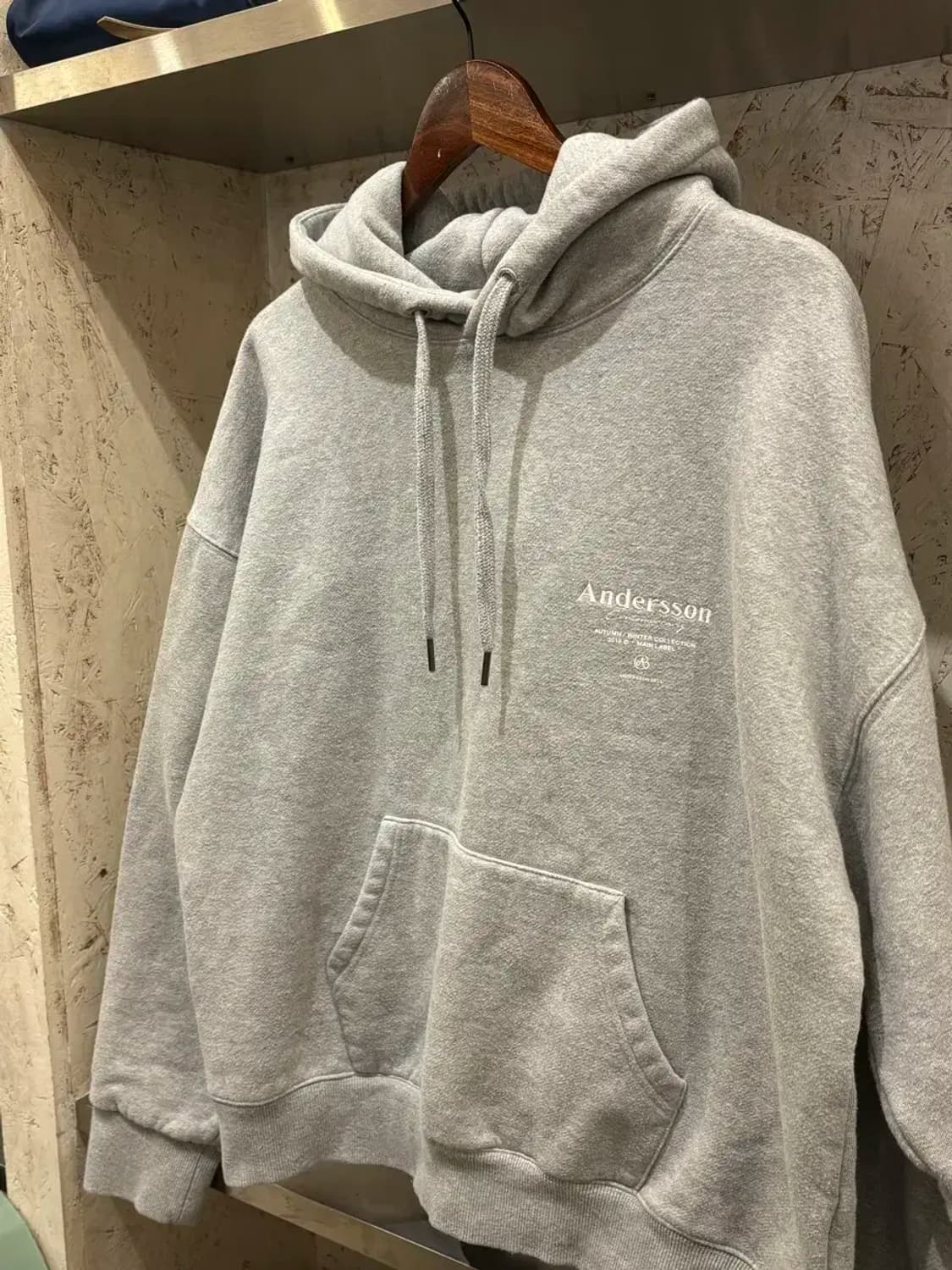 앤더슨벨 기모 후드티 상품이미지2