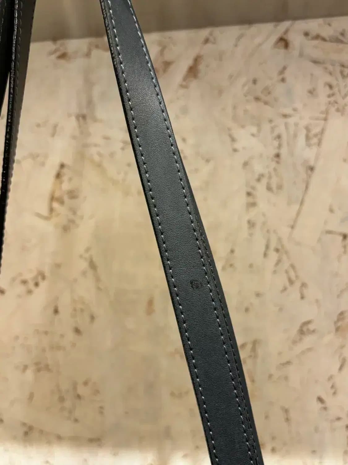 꾸레쥬 블랙 레더 숄더백 토트백 상품이미지5