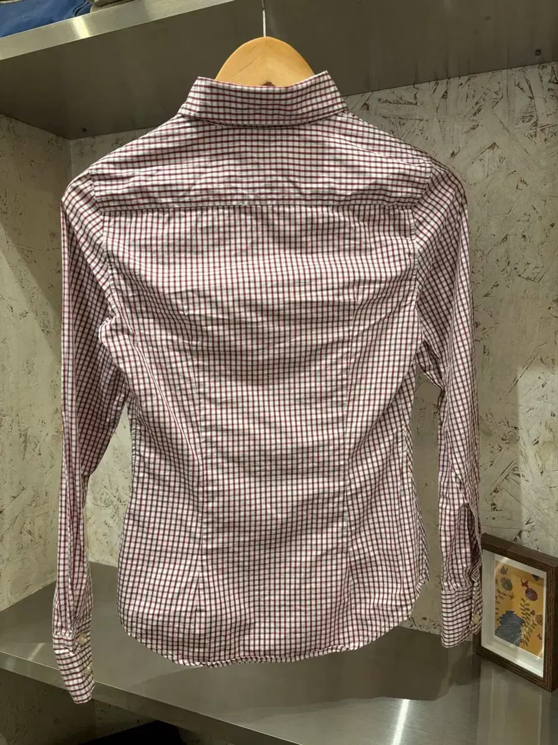 베네통 체크셔츠 상품이미지2