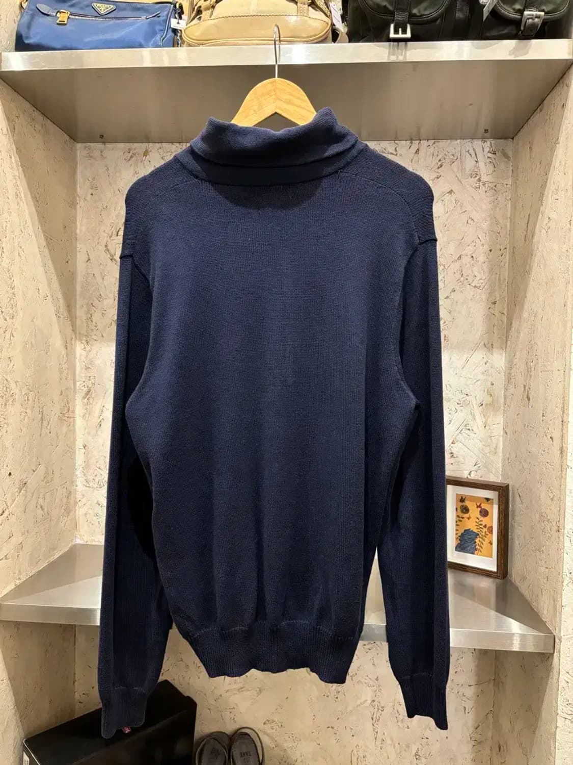 폴로 polo 캐시미어 숄카라 니트 상품이미지3