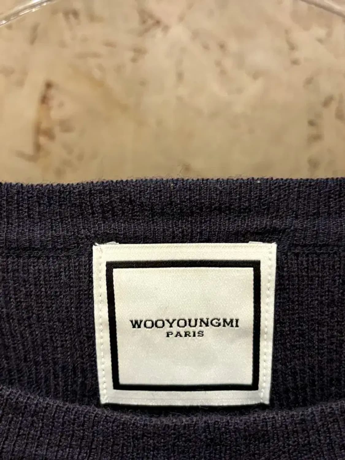우영미 wooyoungmi 배색 니트 상품이미지6