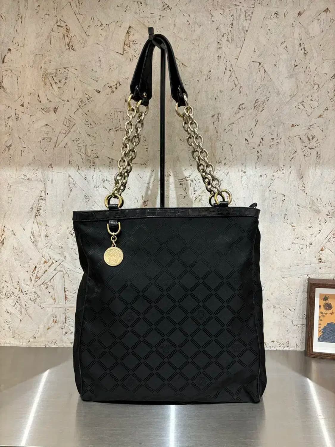 베르사체 versace 체인 나일론백 상품이미지1