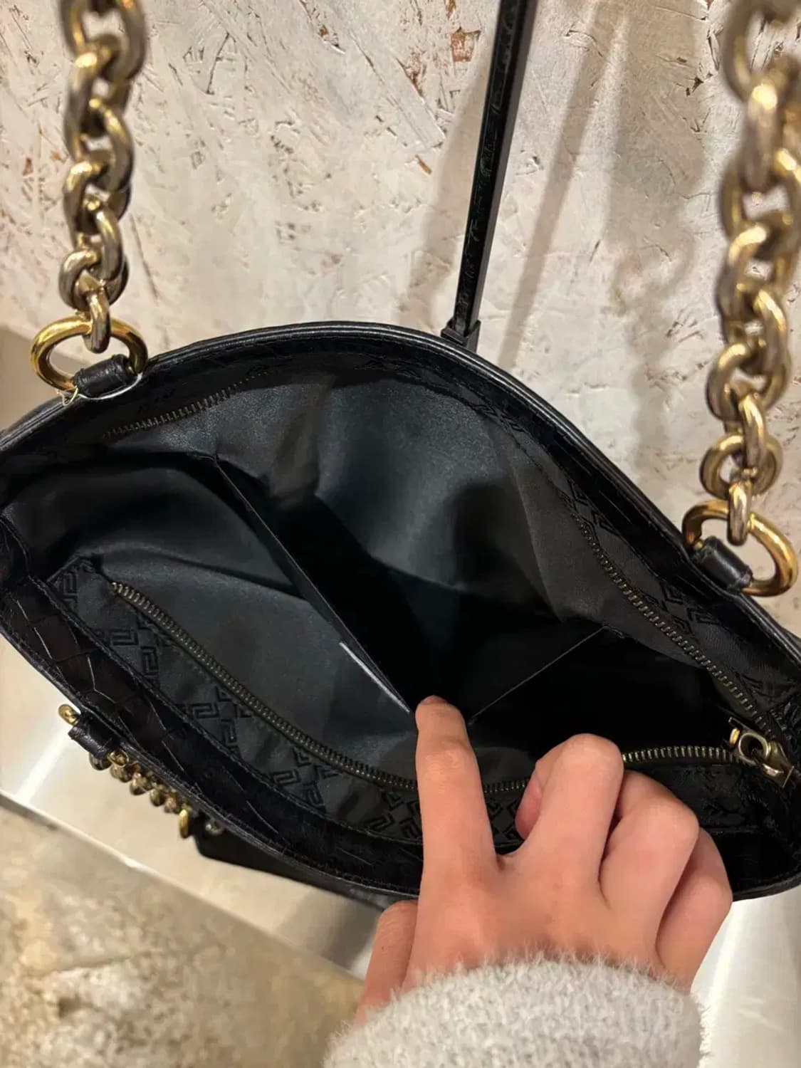 베르사체 versace 체인 나일론백 상품이미지5