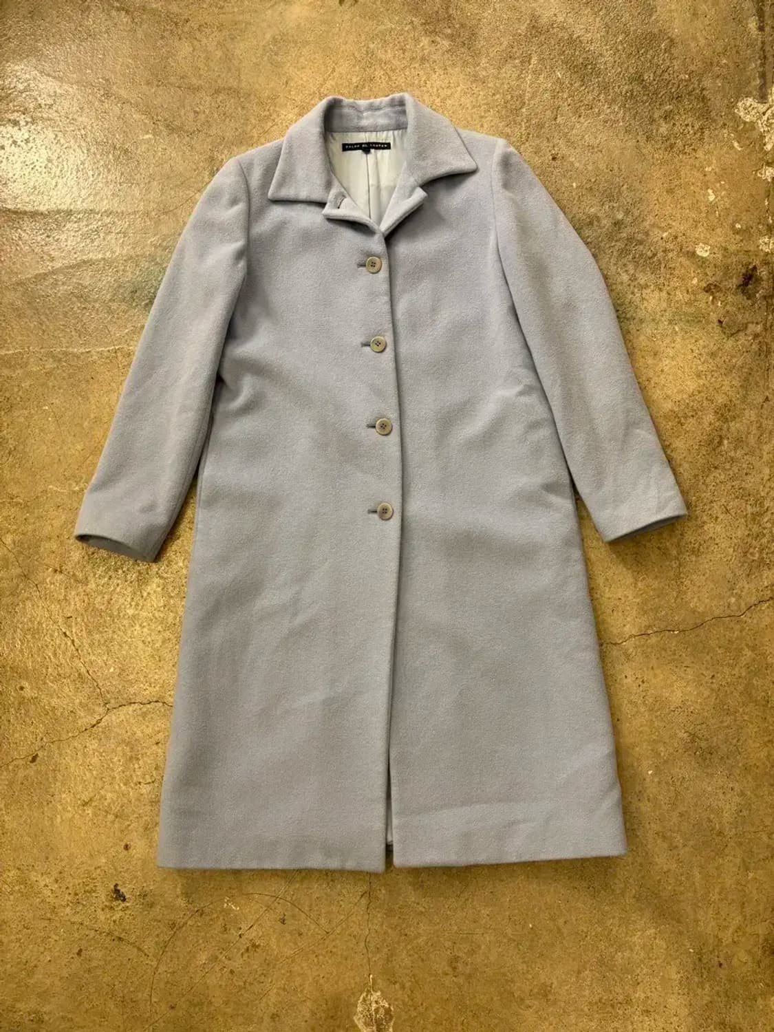 랄프로렌 스카이블루 앙고라 코트 상품이미지1