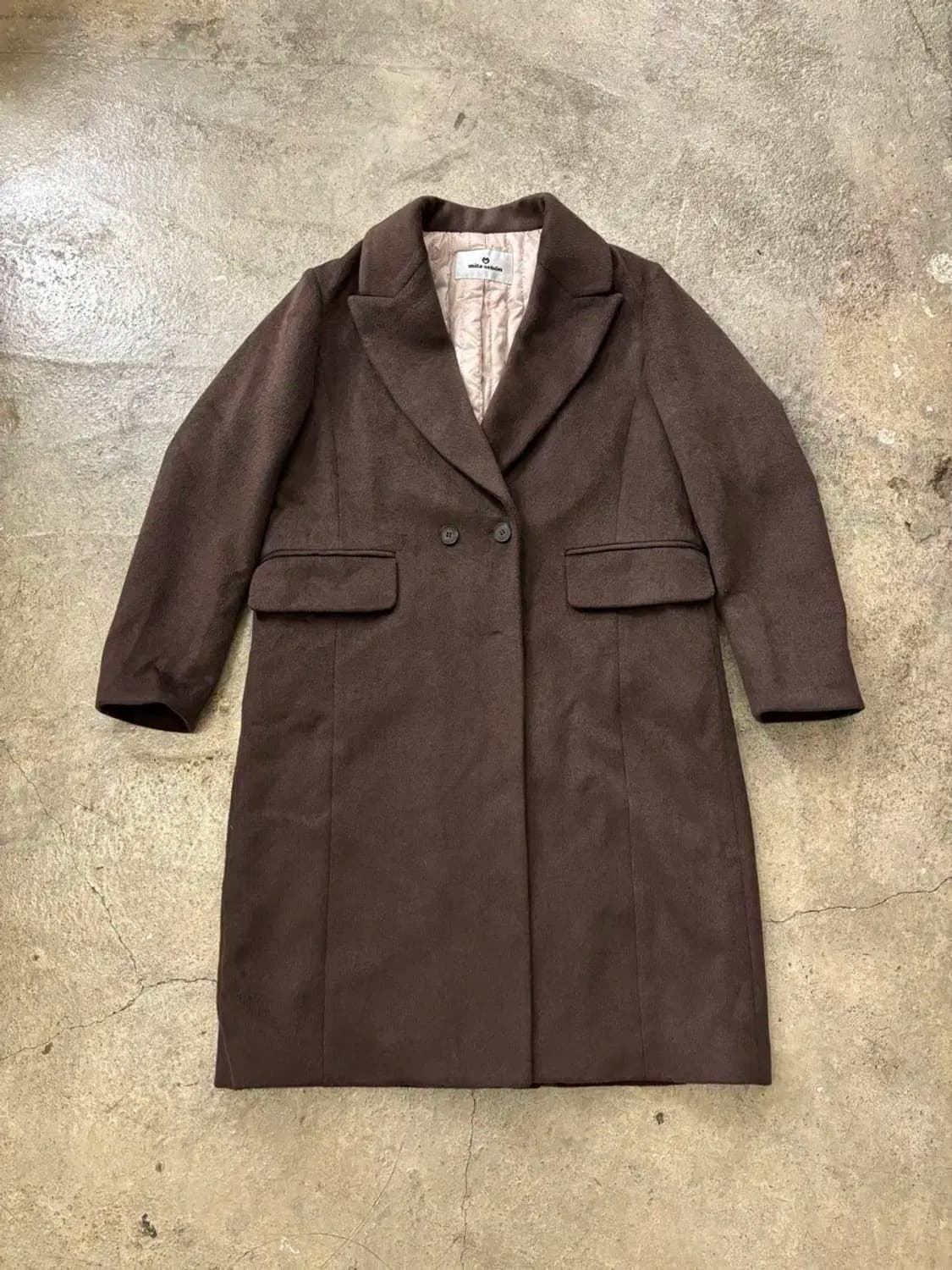 밀라숀 mila schon 브라운 코트 2151 상품이미지1