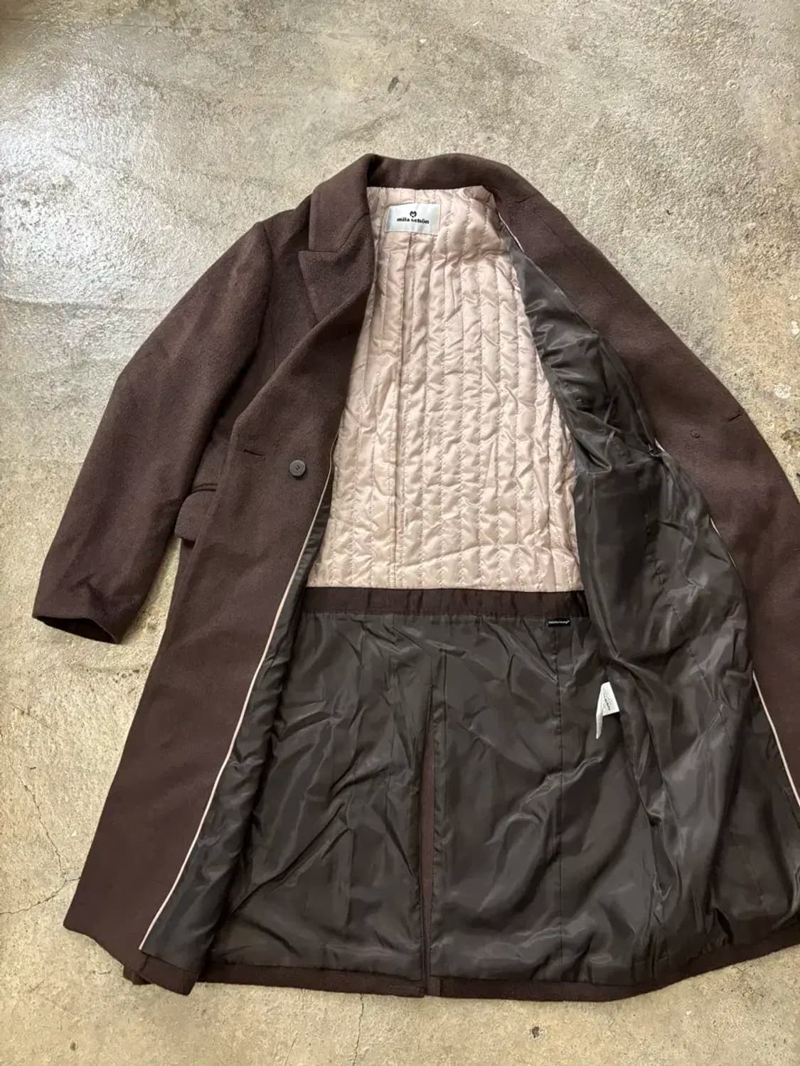 밀라숀 mila schon 브라운 코트 2151 상품이미지3