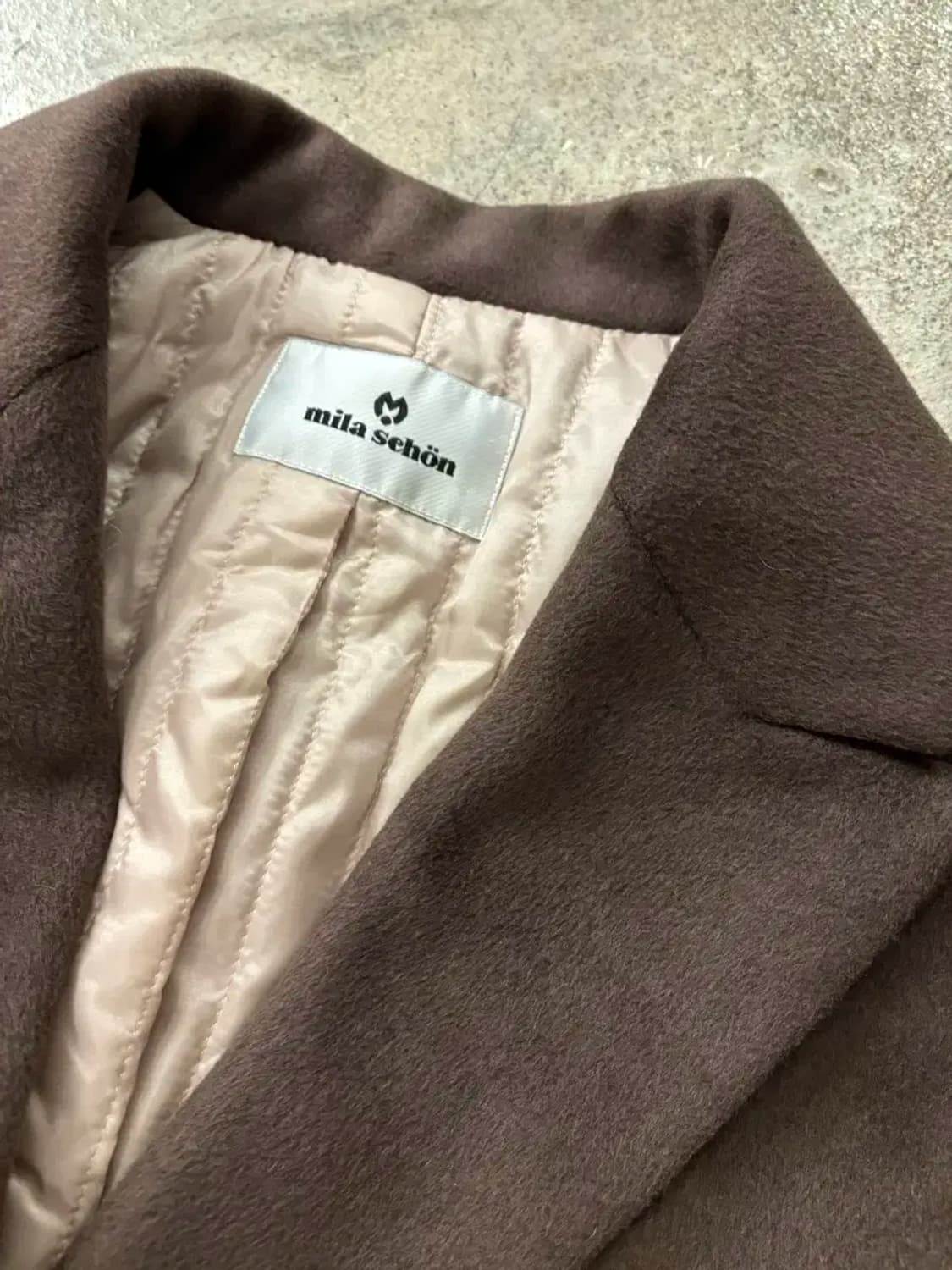 밀라숀 mila schon 브라운 코트 2151 상품이미지5