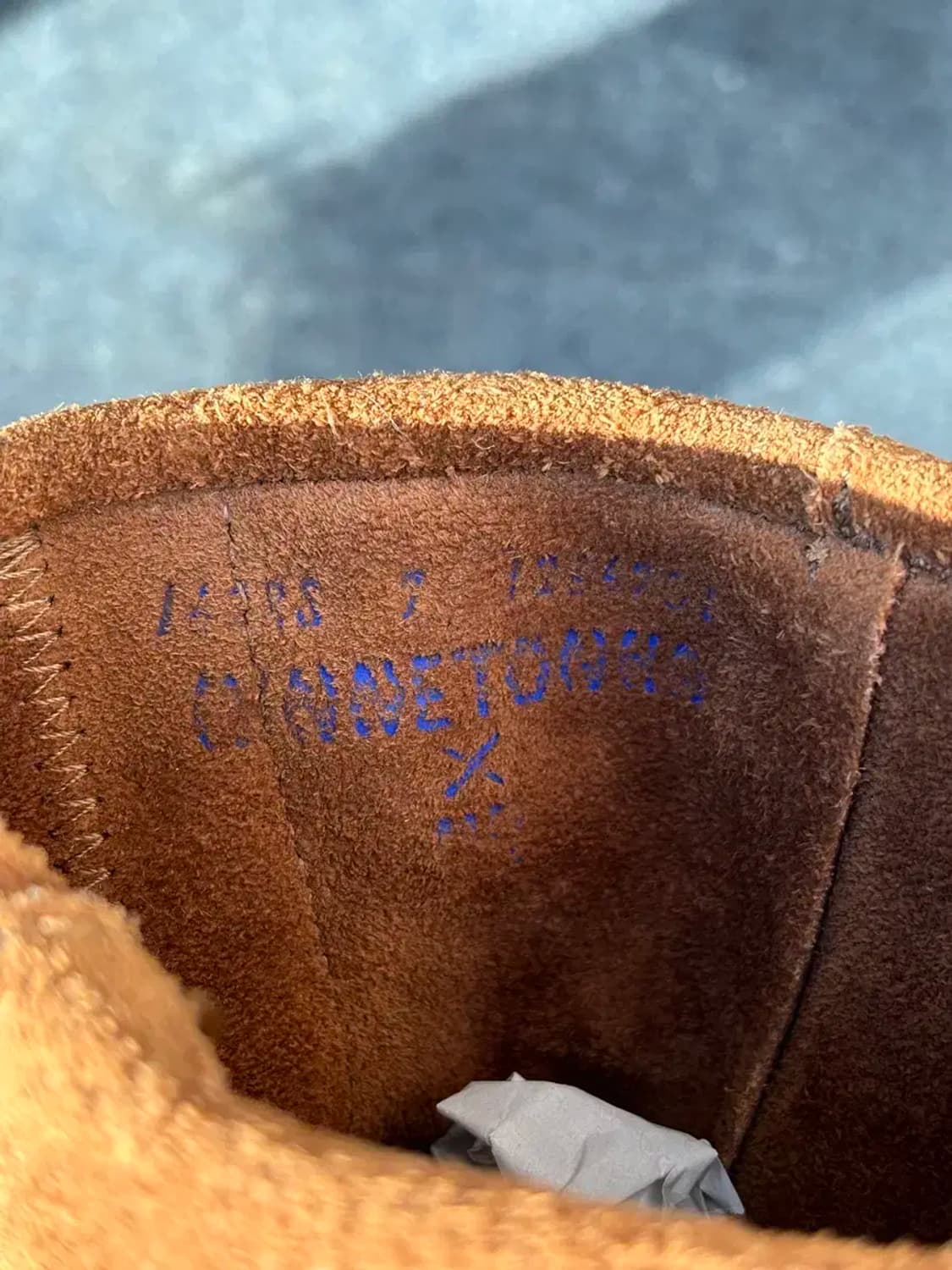 미네통카 스웨이드 프린지 부츠 카멜 7사이즈 상품이미지5