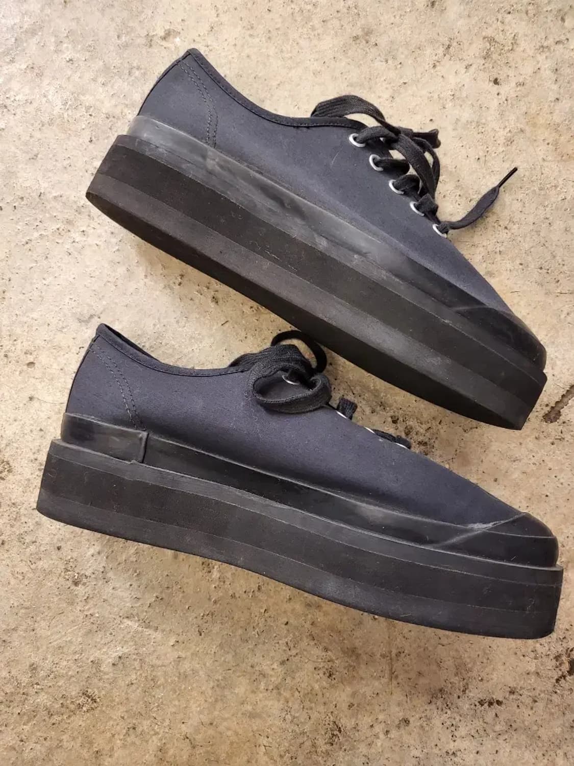 요지야마모토 플랫폼 스니커즈 사이즈m 240 상품이미지2