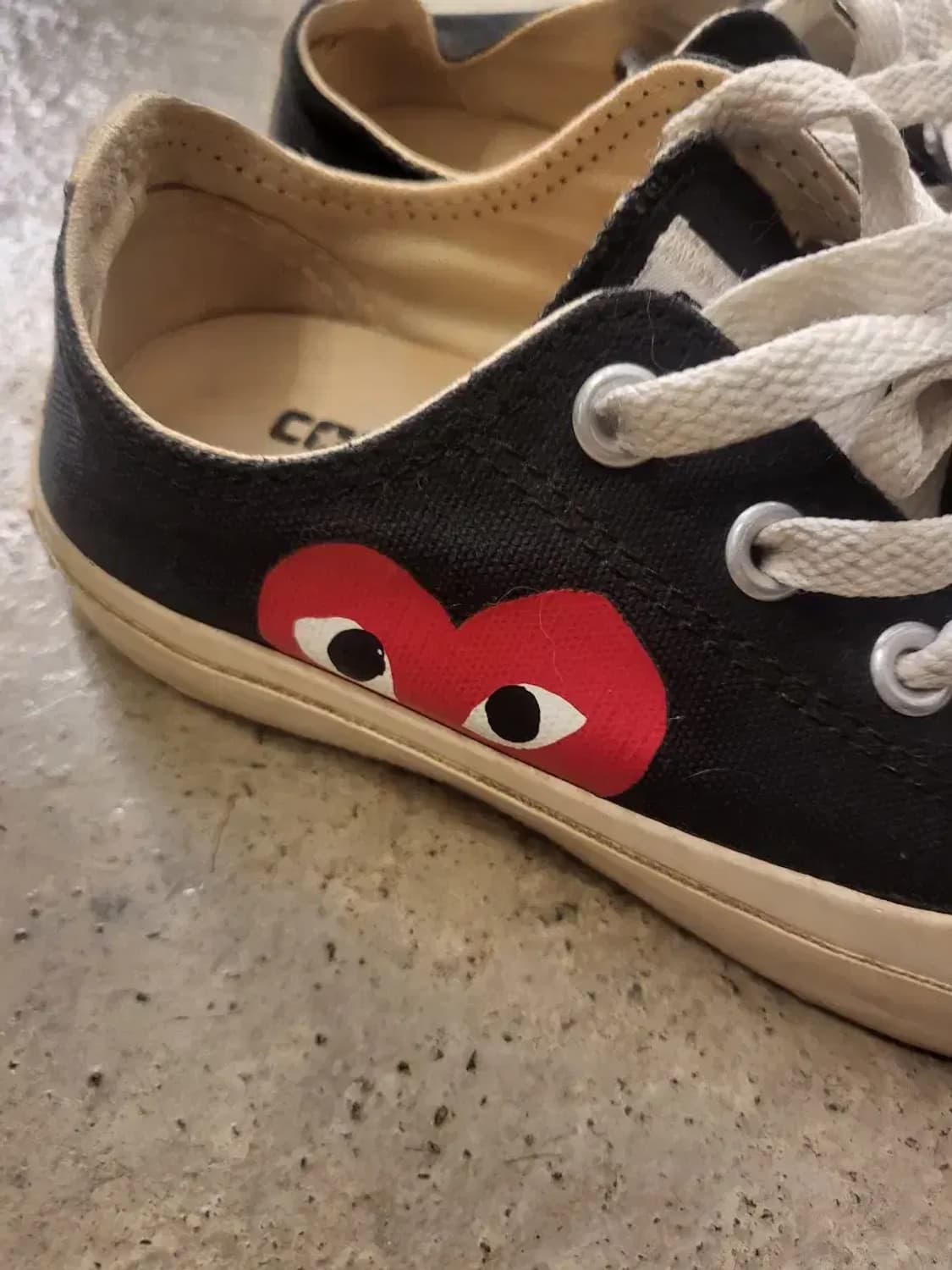 꼼데가르송 컨버스 척테일러 3사이즈 상품이미지2