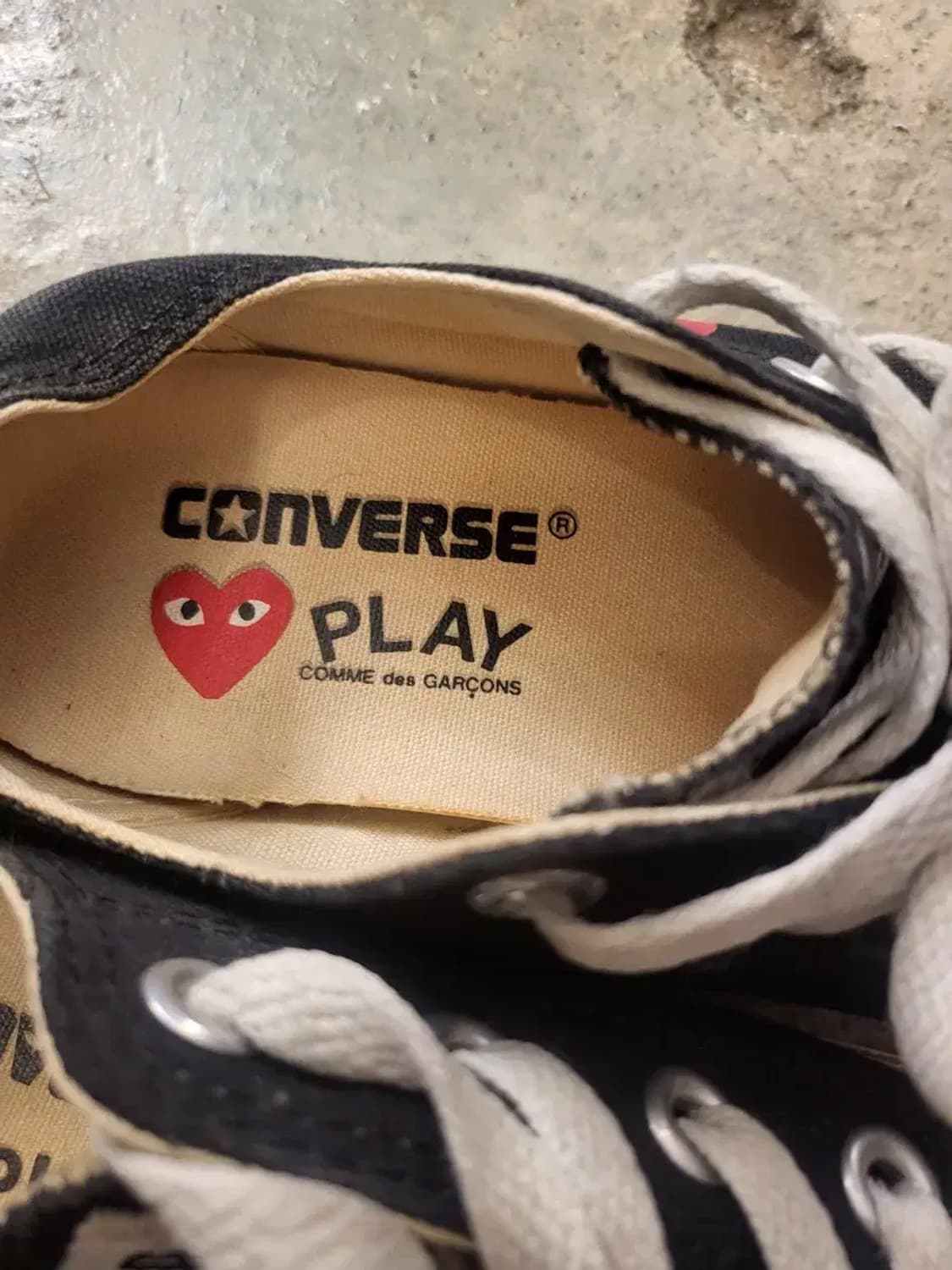 꼼데가르송 컨버스 척테일러 3사이즈 상품이미지3