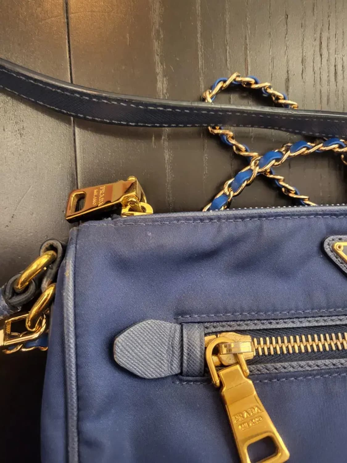 프라다 사피아노 금장 크로스백 상품이미지4