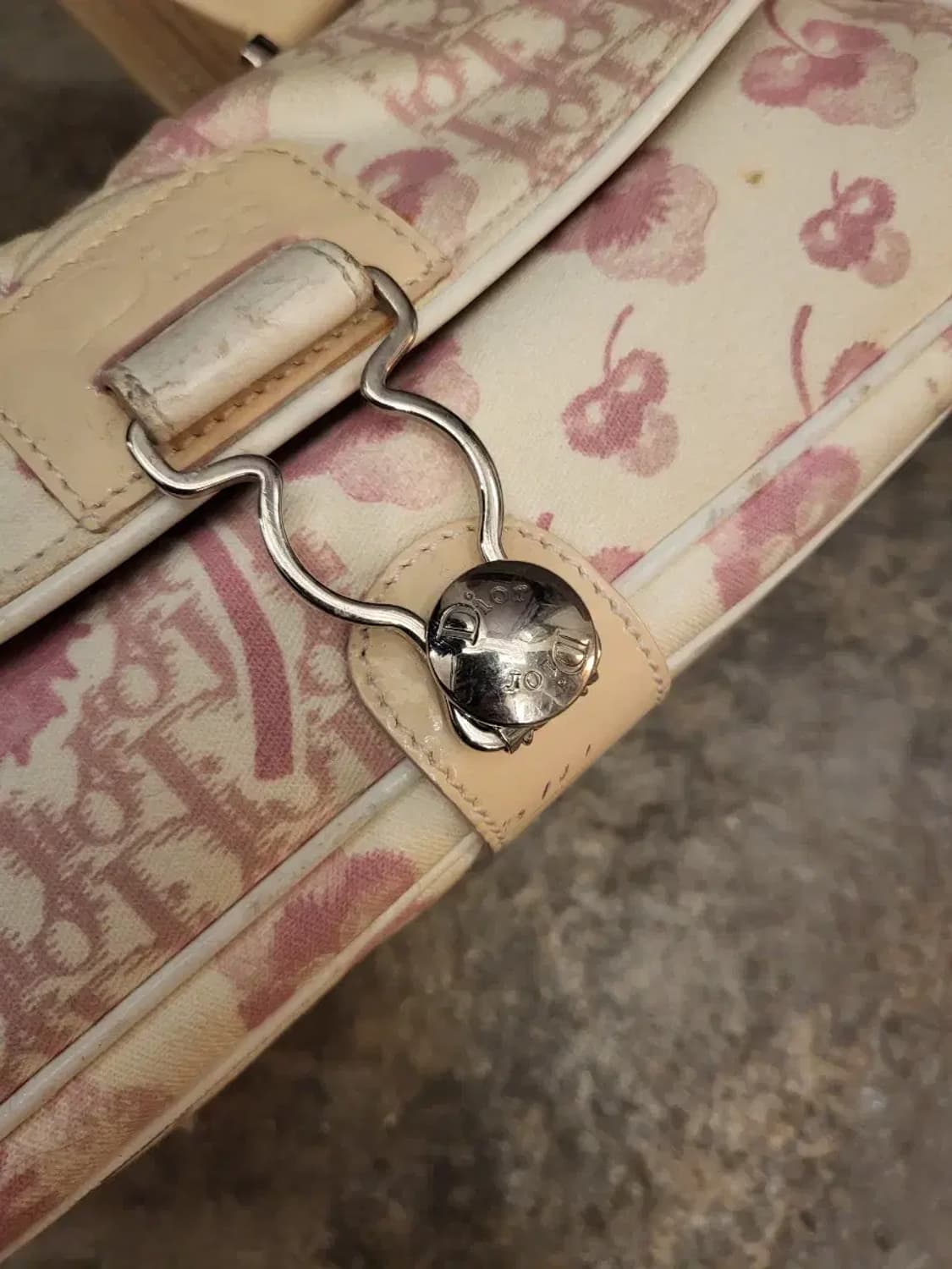 디올 핑크 트로터 핸드백 상품이미지5